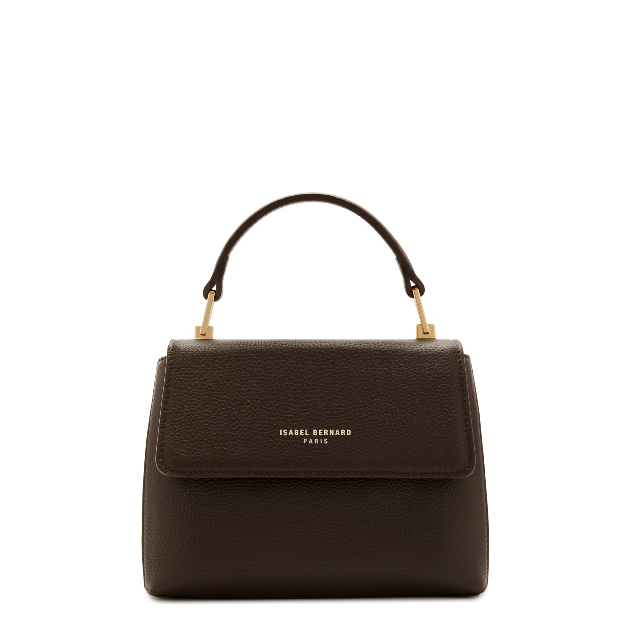 Femme Forte Heline brown calfskin leather handbag