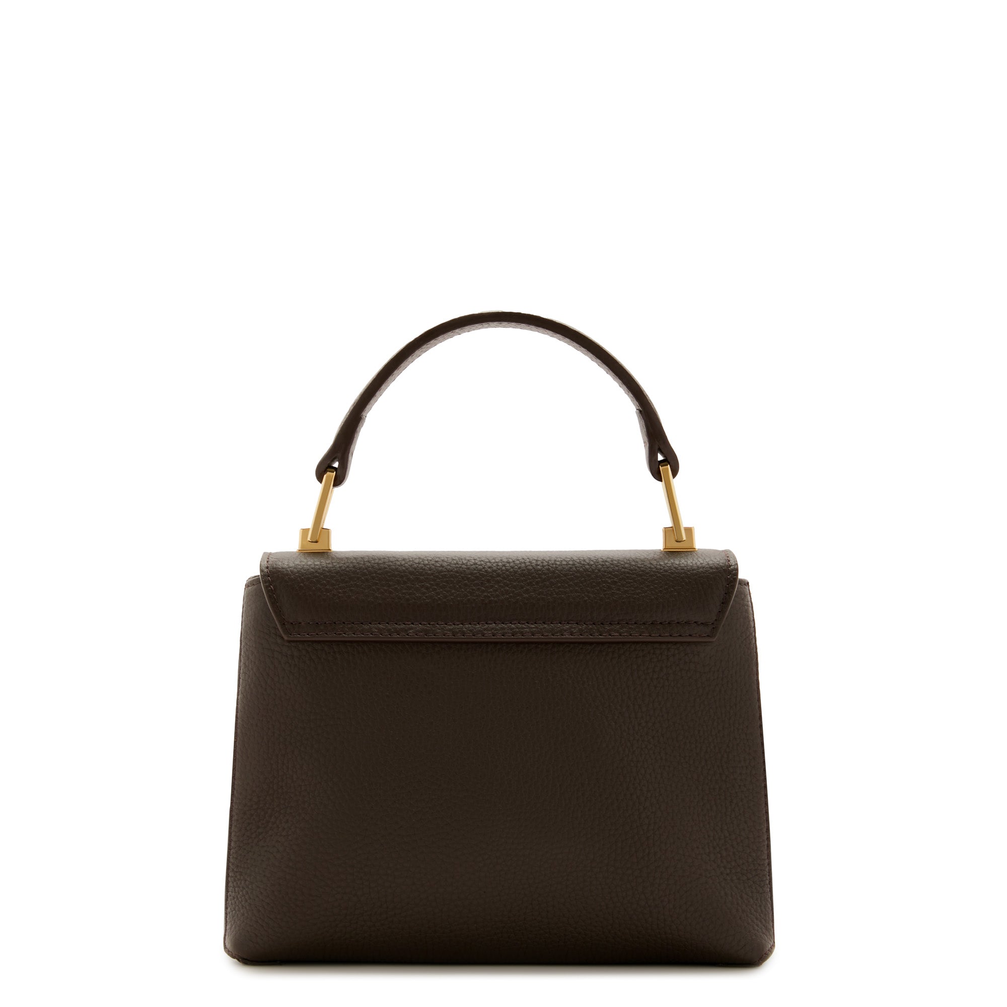Femme Forte Heline brown calfskin leather handbag