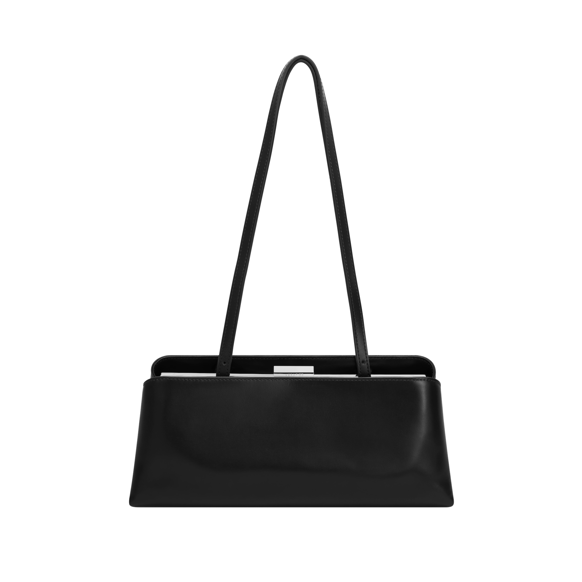 Silver Noir Éclair Bag