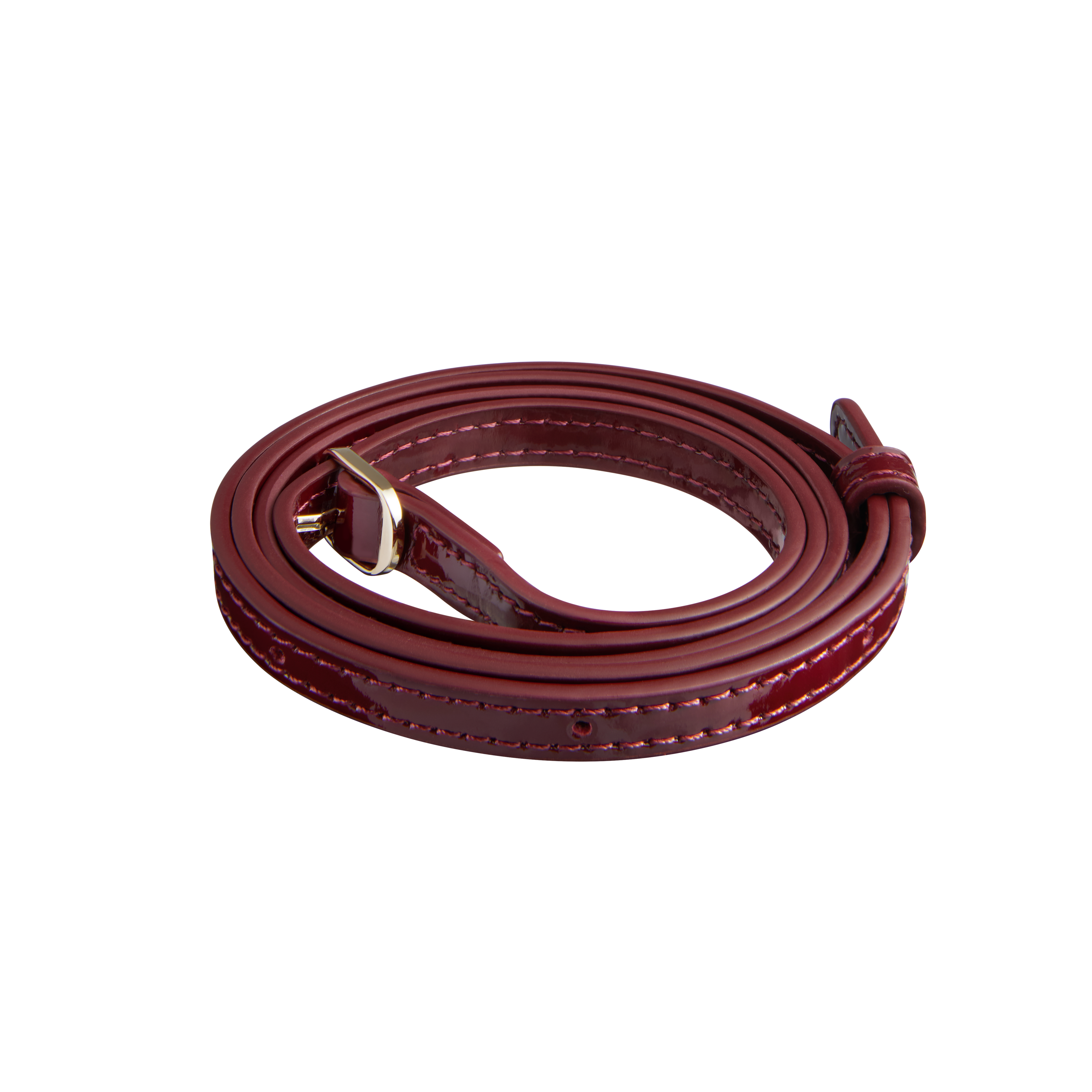 Patent Dark Cherry Shoulder Bag