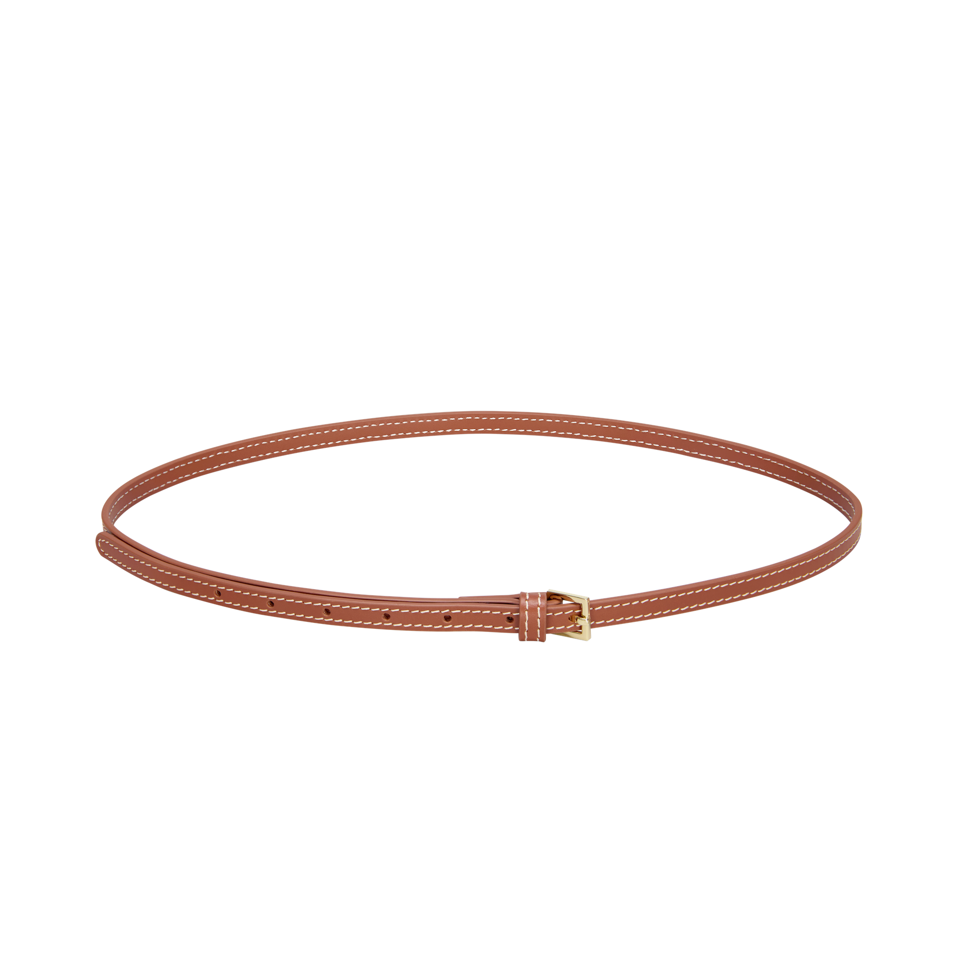 Small Caramel Canvas Belted Tote Bag (Final Sale)