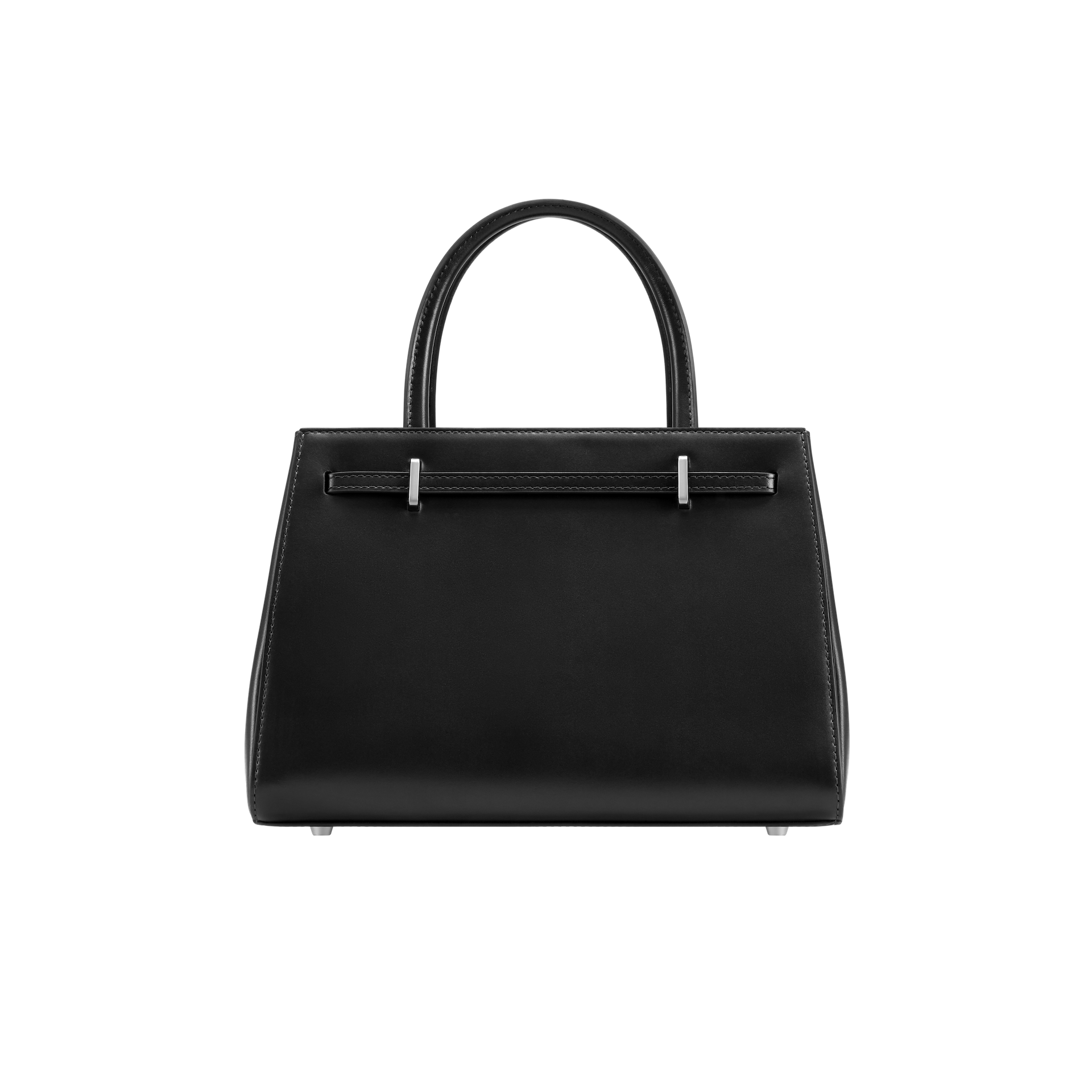 Noir Leather Book Tote Bag 25