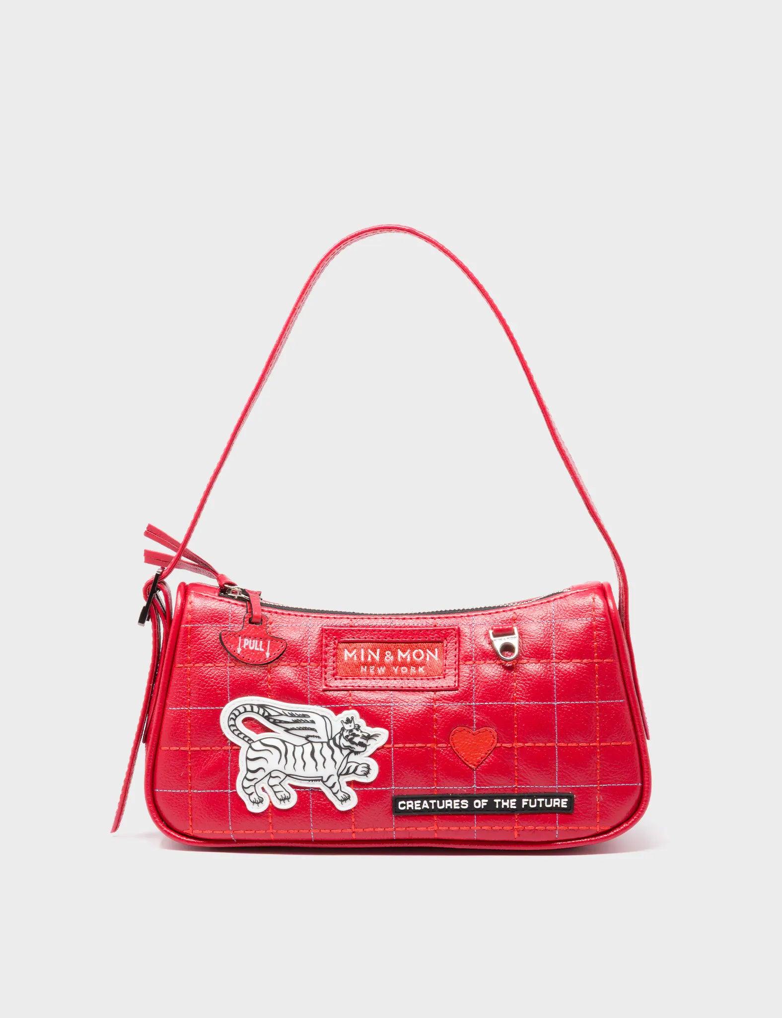 Lucas Hobo Mini Jester Red Handbag - Lovestitch Design