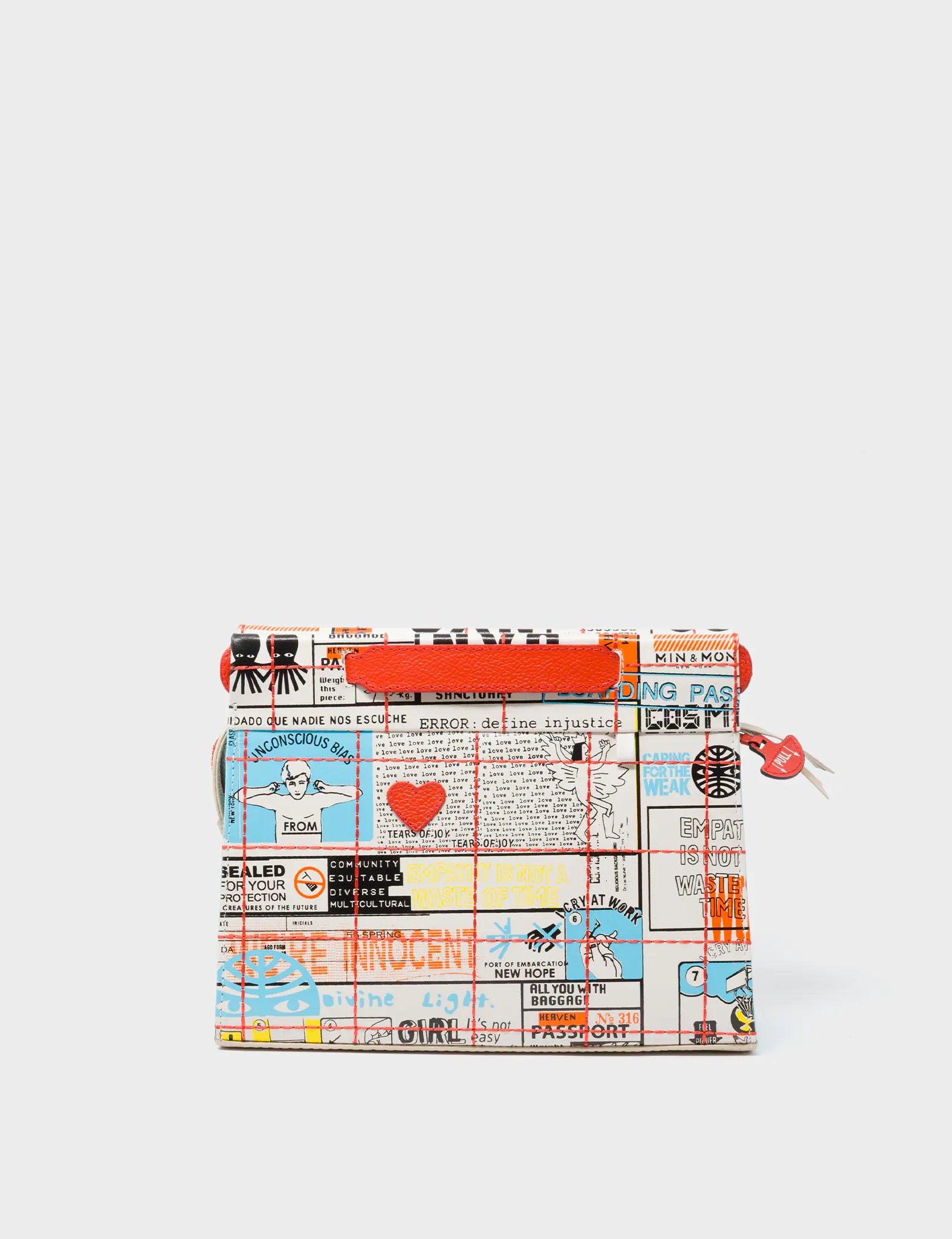 Vali Small Crossbody Cream Leather Bag - Kind Type Design