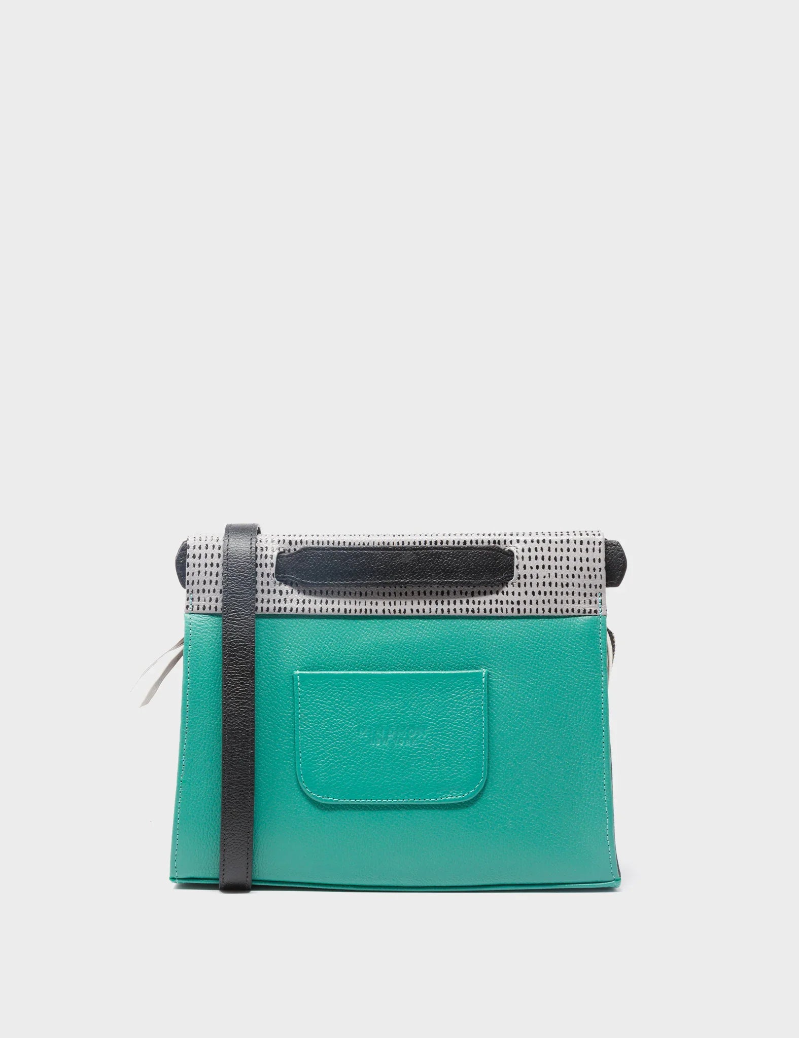 Vali Small Crossbody Deep Sea Green Leather Bag - Pigeonista Design