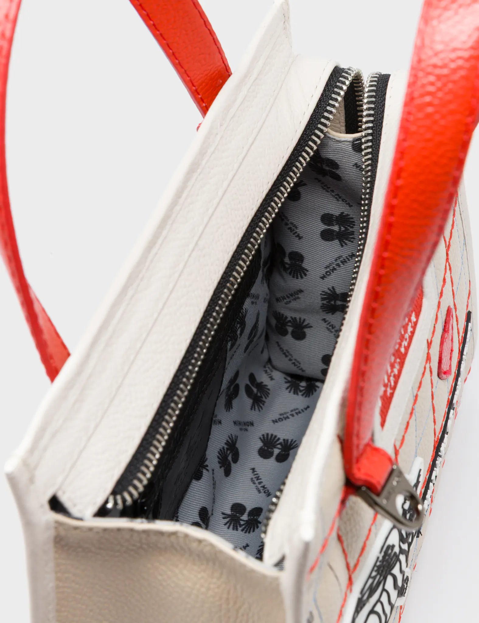 Simon Beige Leather Small Handbag - Lovestitch Design