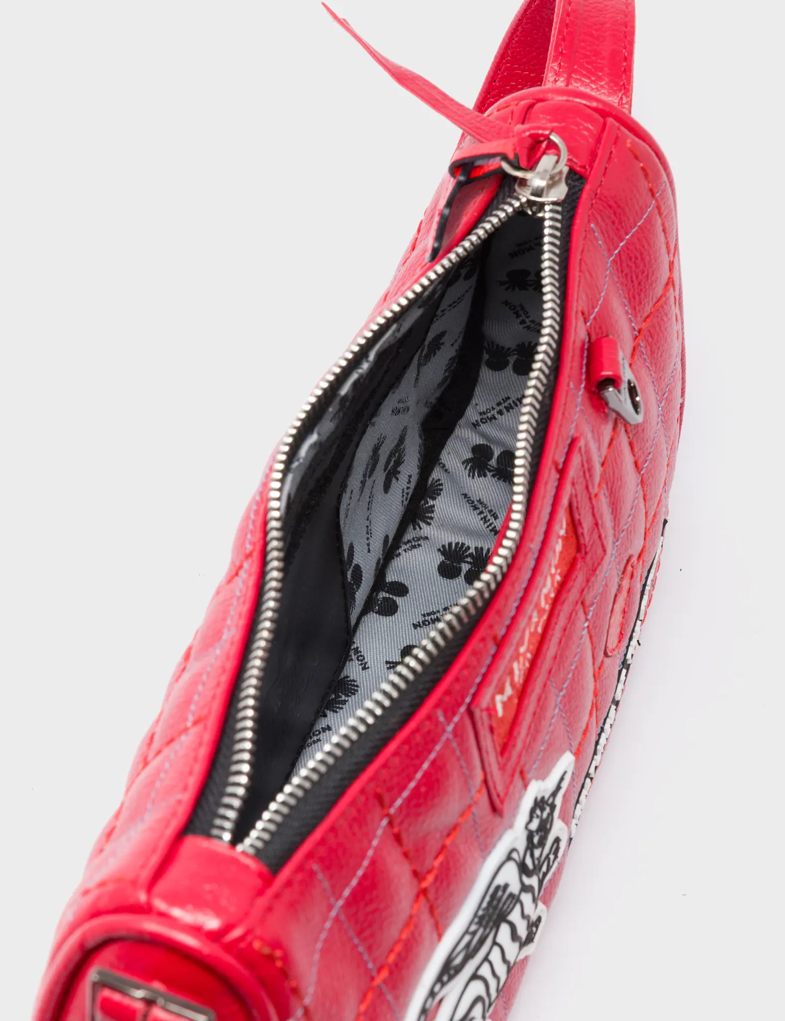 Lucas Hobo Mini Jester Red Handbag - Lovestitch Design