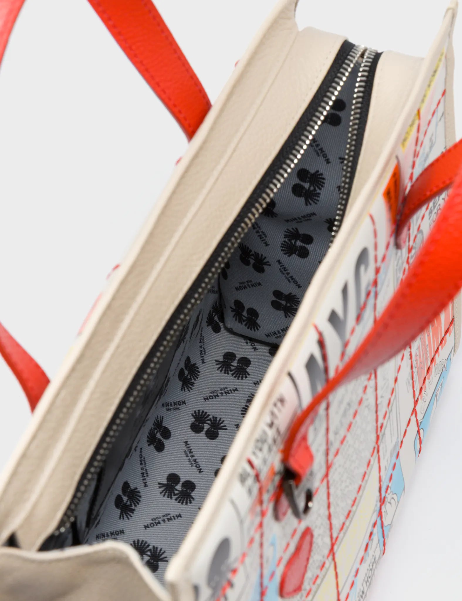 Simon Beige Leather Medium Handbag - Kind Type Design