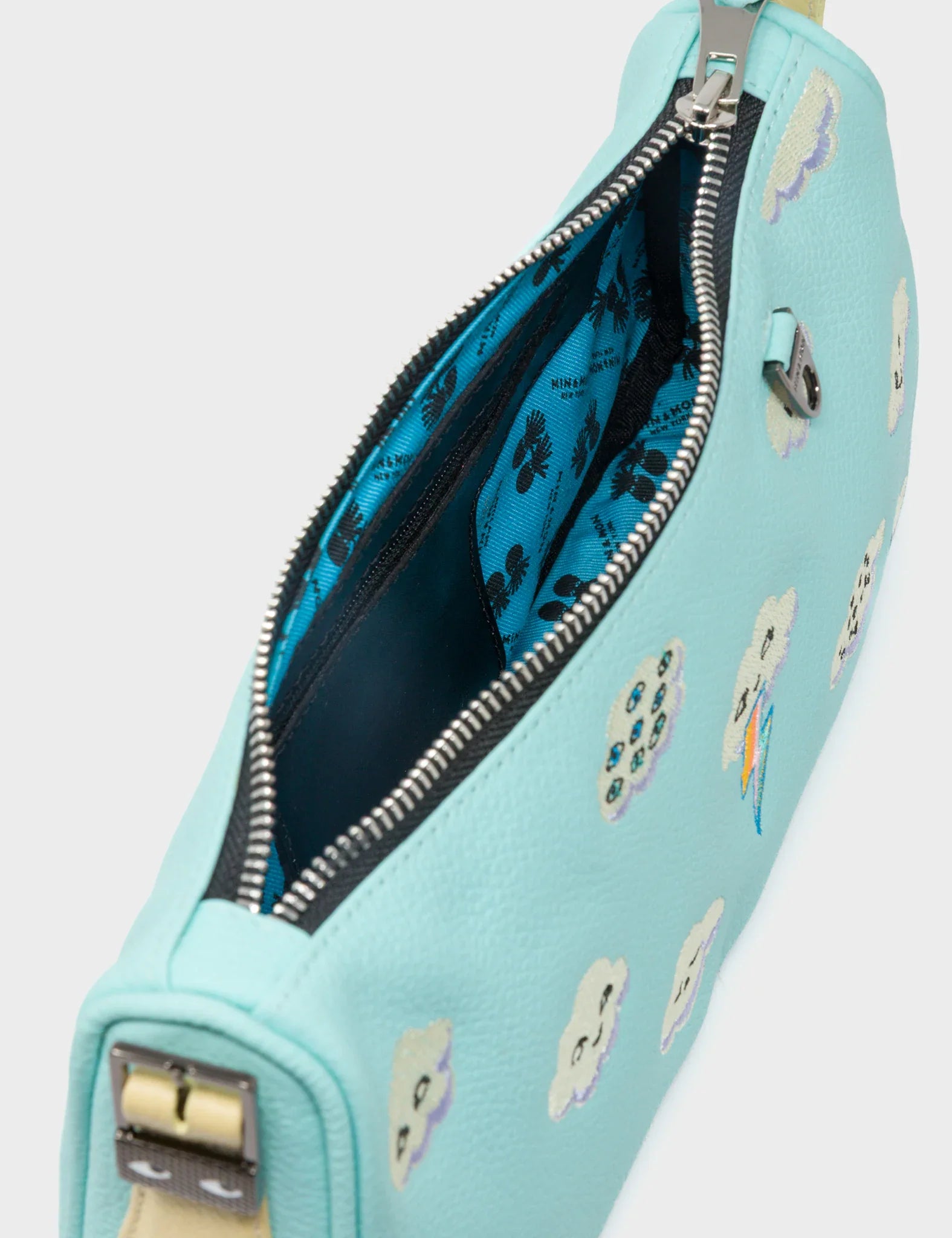 Lucas Hobo Mini Water Ballet Blue Handbag - Happy Clouds Design