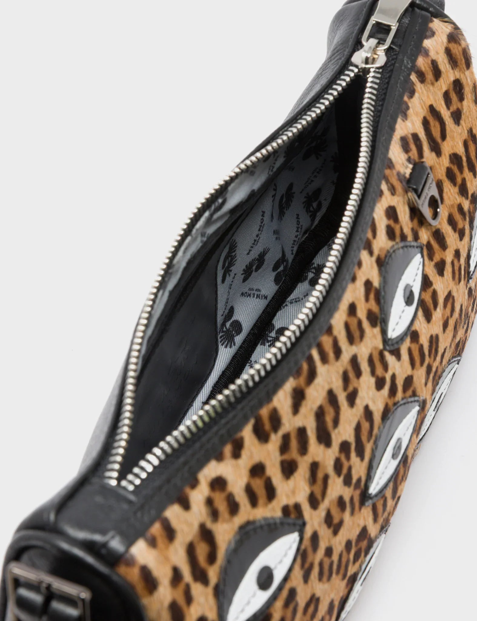 Lucas Hobo Mini Animal Print Handbag - All Over Eyes