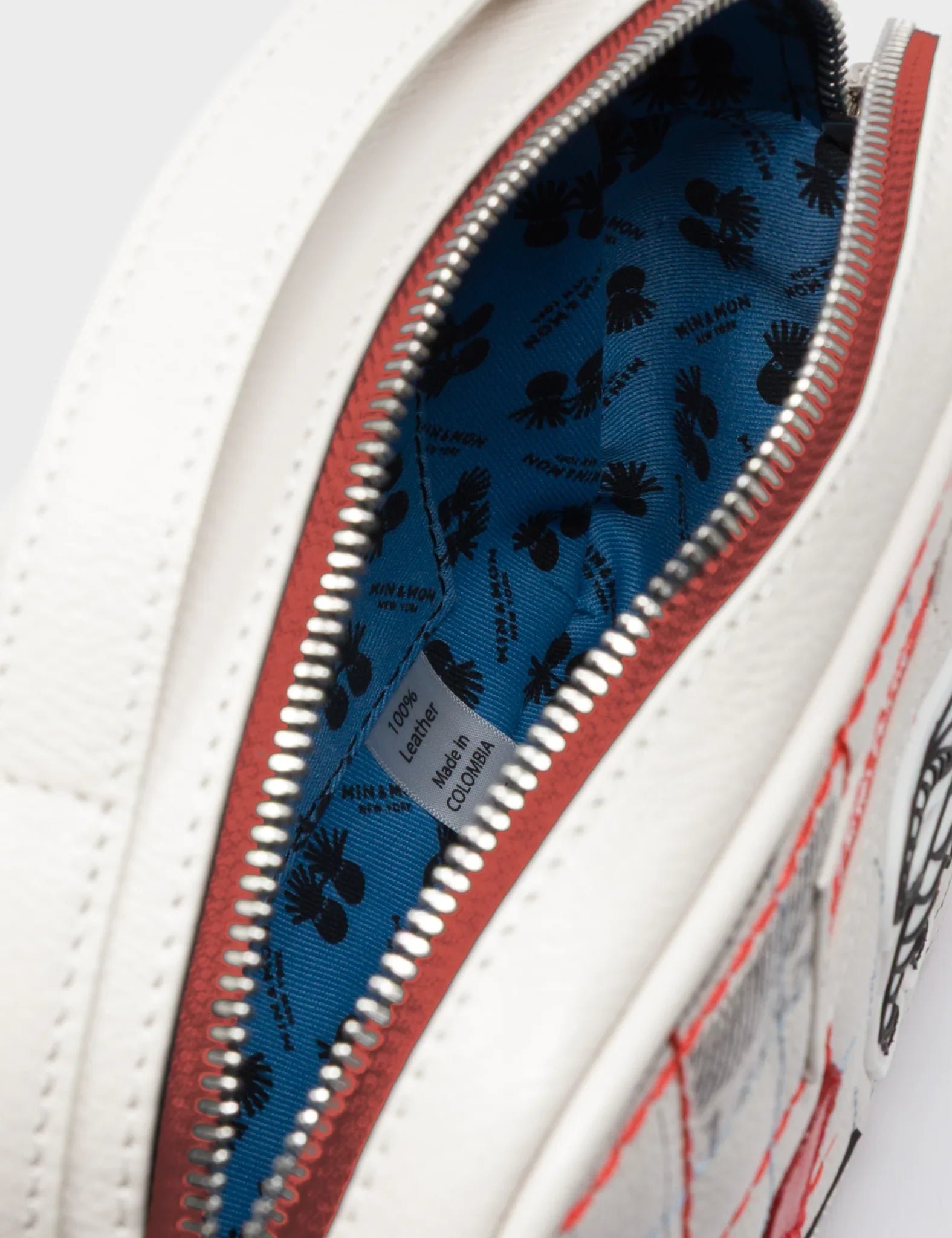 Verto Cream Leather Crossbody Bag - Lovestitch Design