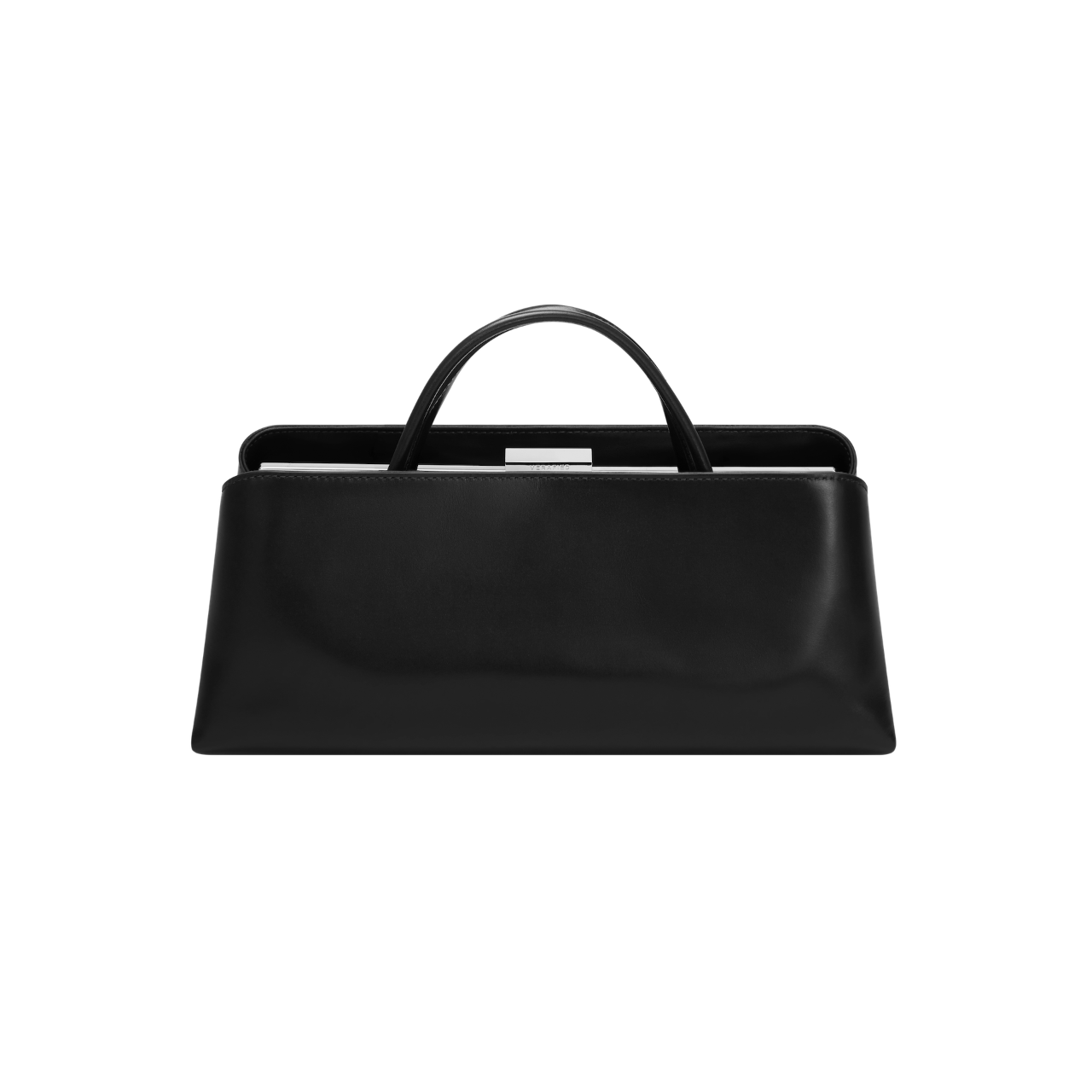 Silver Noir Éclair Bag