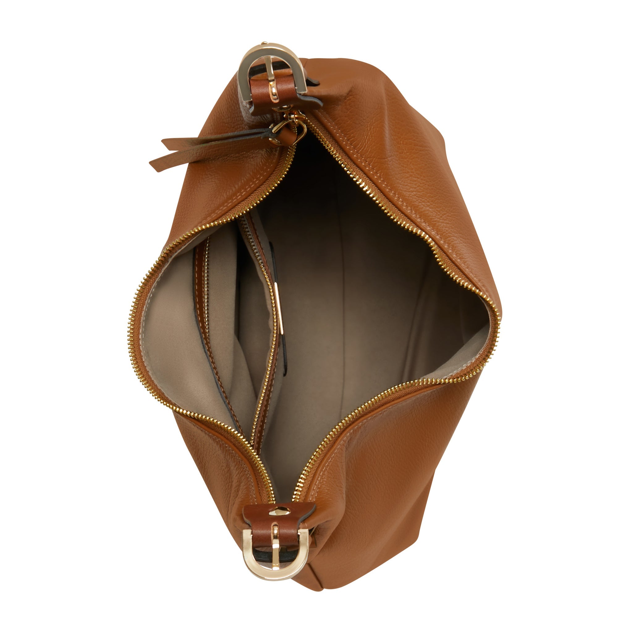 Honoré Muriel cognac calfskin leather shoulder bag