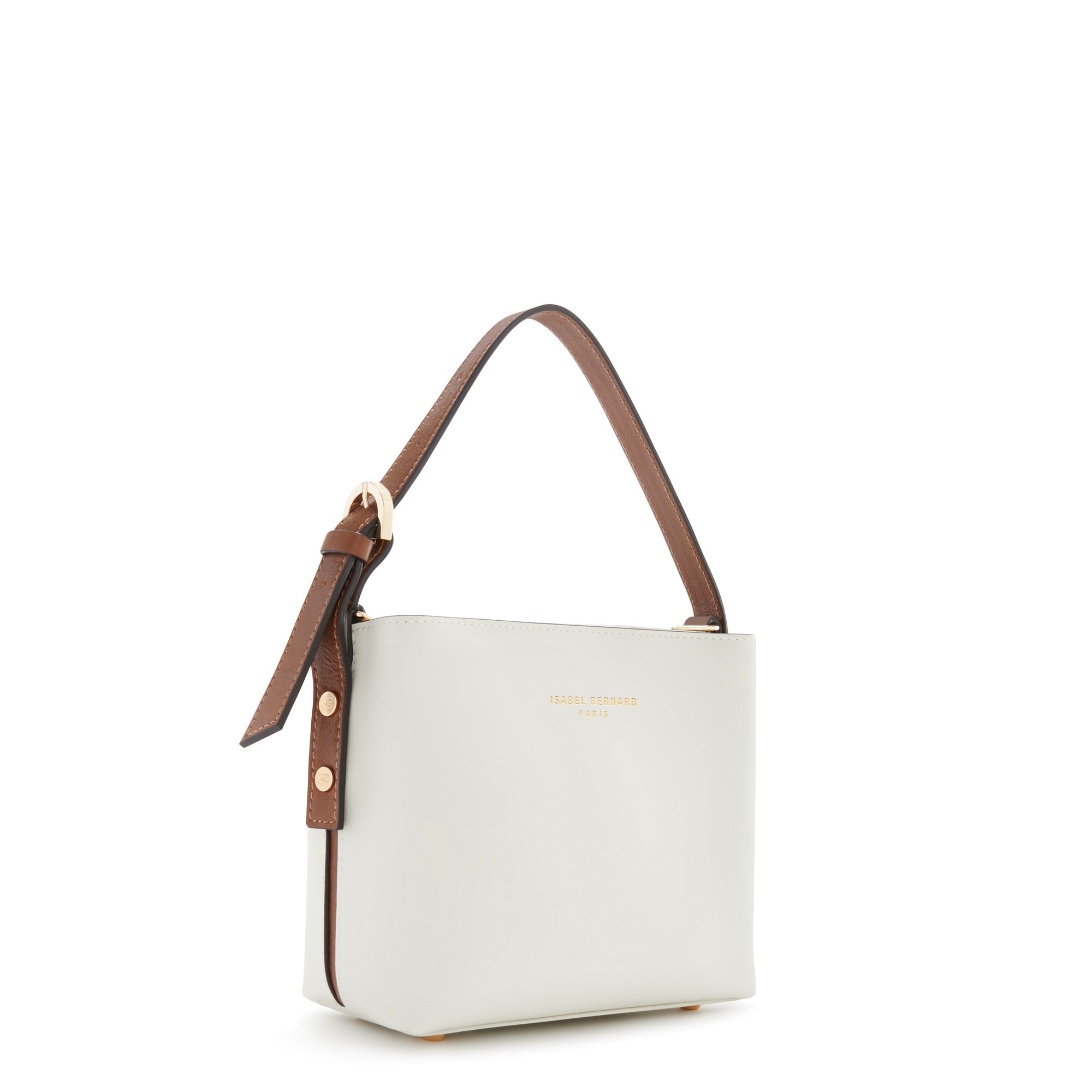 Honoré Adriane Mini white leather handbag calfskin leather