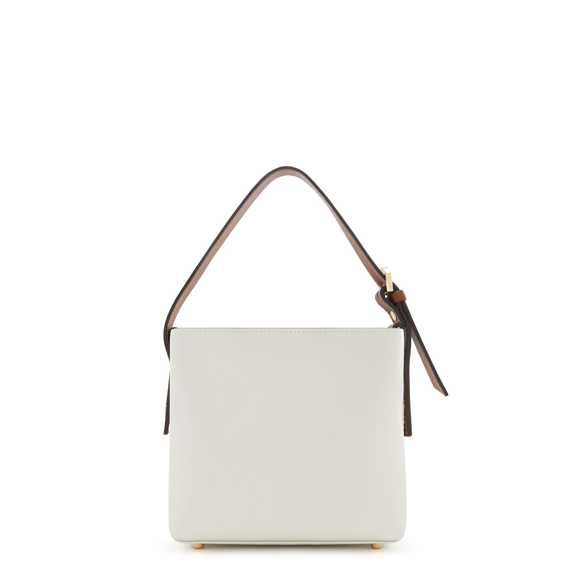Honoré Adriane Mini white leather handbag calfskin leather