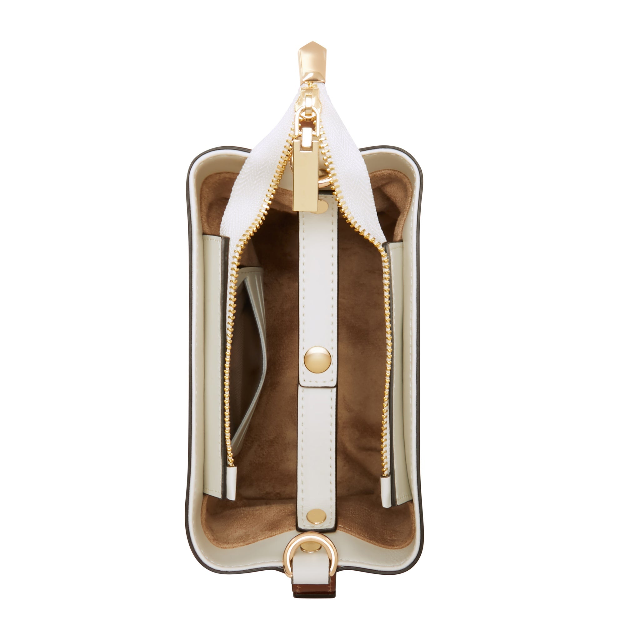 Honoré Adriane Mini white leather handbag calfskin leather
