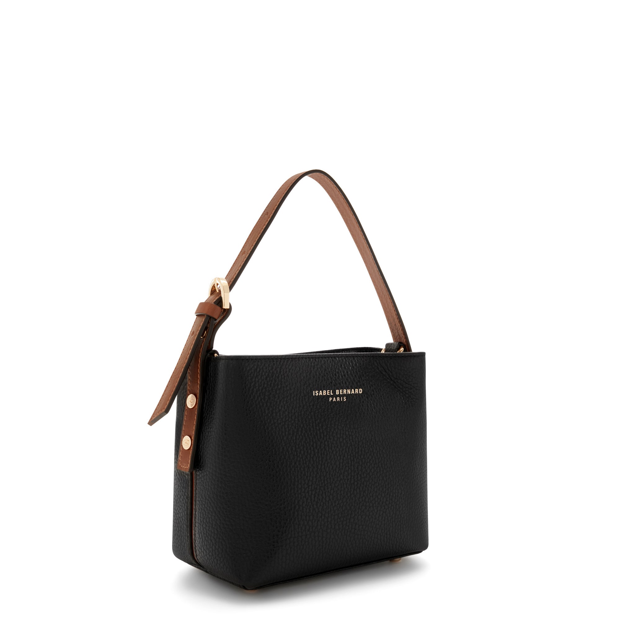 Honoré Adriane Mini black leather handbag calfskin leather