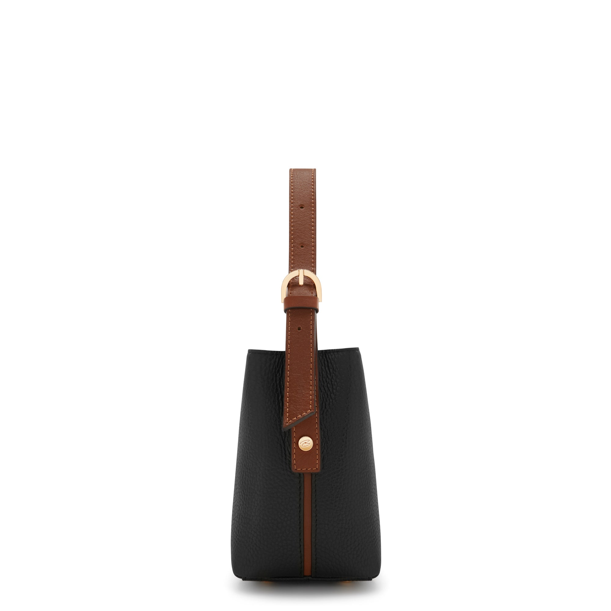 Honoré Adriane Mini black leather handbag calfskin leather