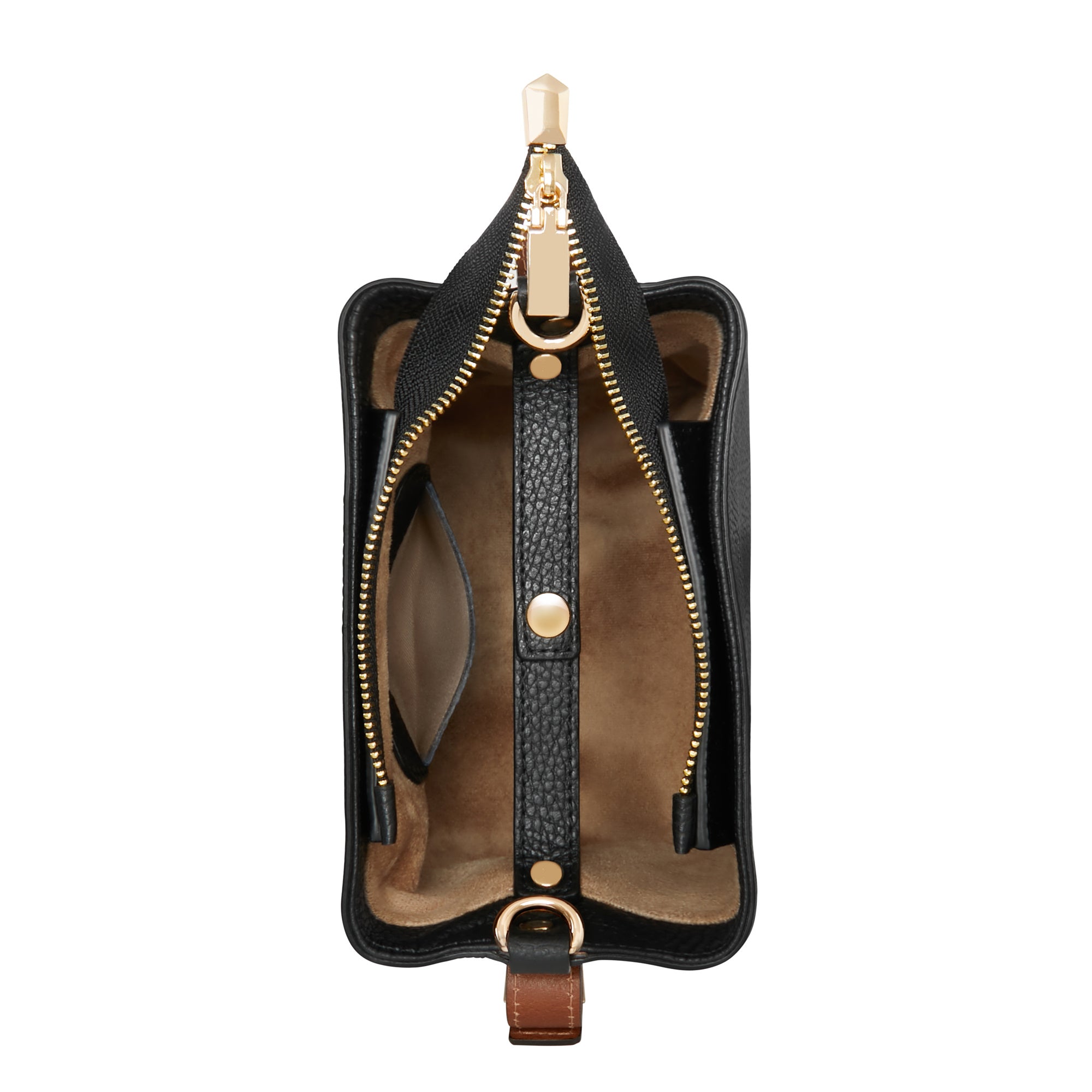 Honoré Adriane Mini black leather handbag calfskin leather