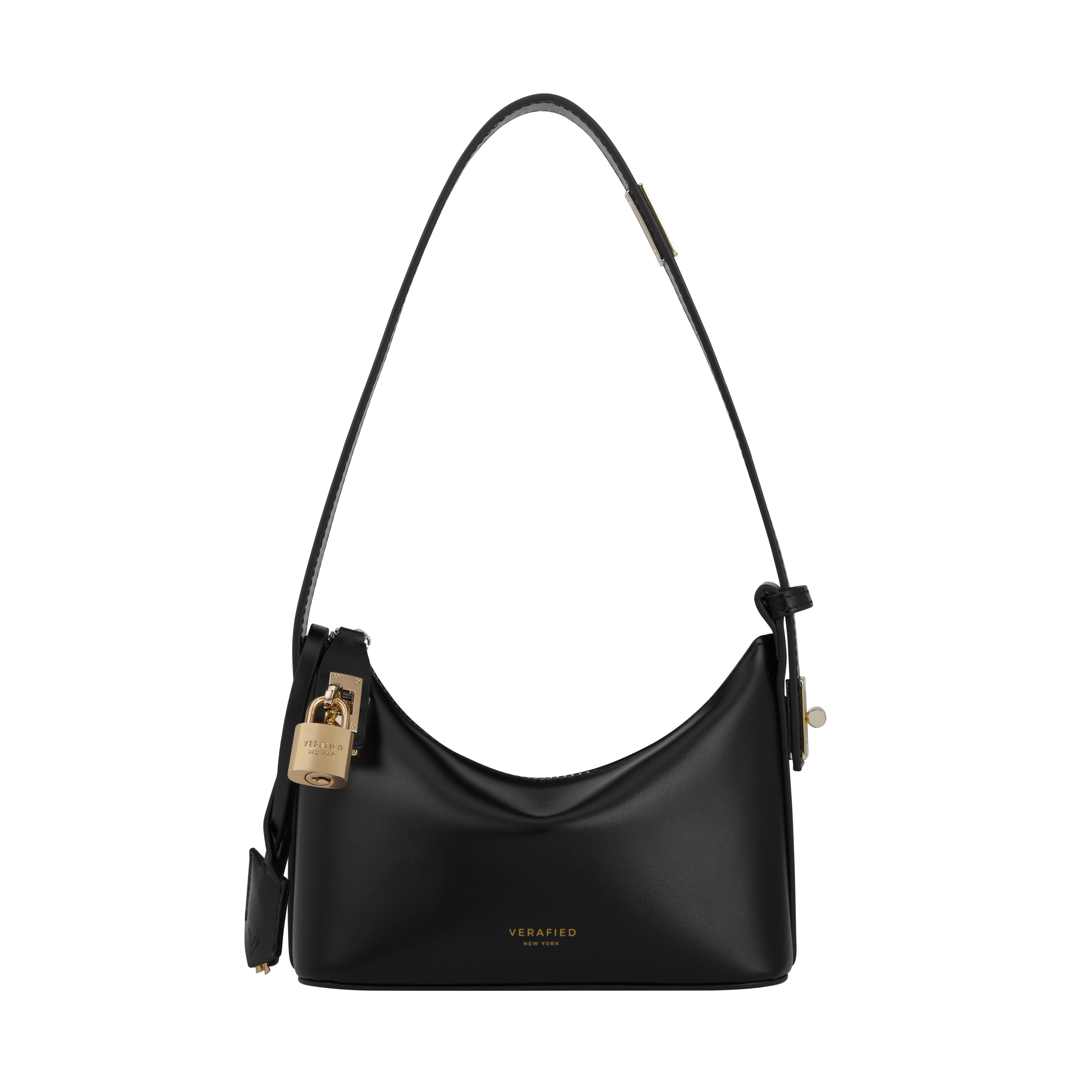 Mini Gold Black Hobo Bag