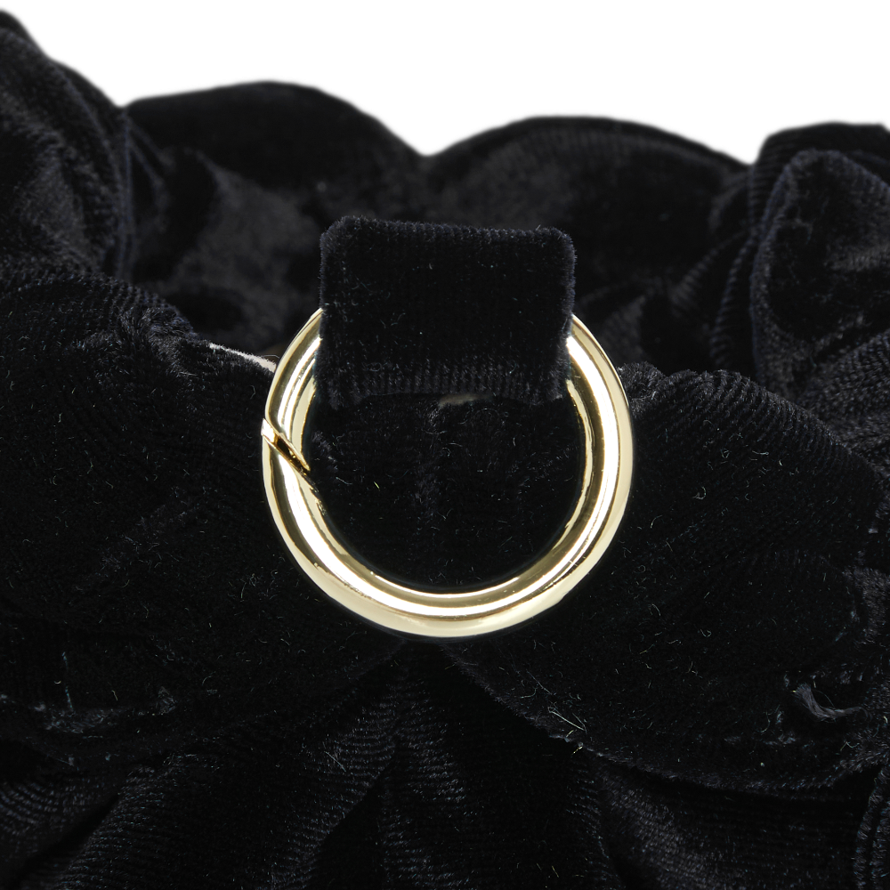 Mini Black Velvet Cloud Bag (Final Sale)