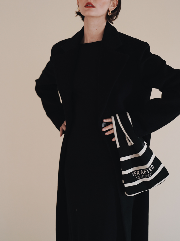 VERAFIED Stripe Tote Bag