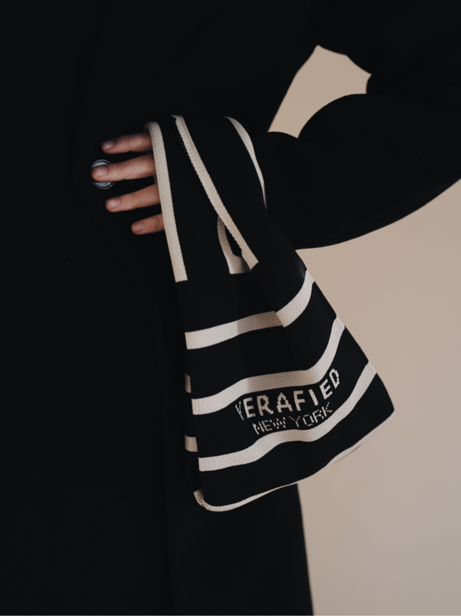 VERAFIED Stripe Tote Bag