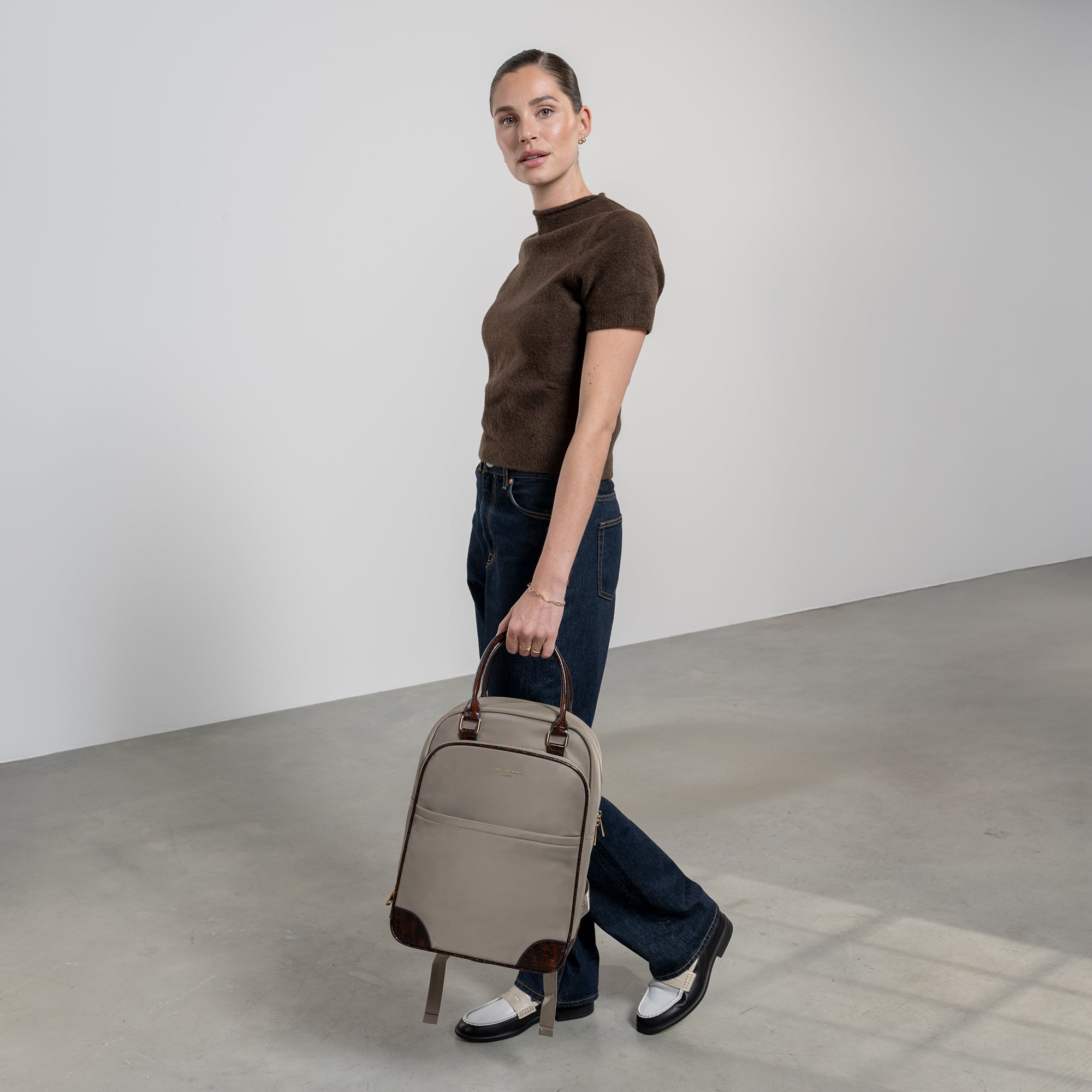 Du Louvre Cher taupe backpack