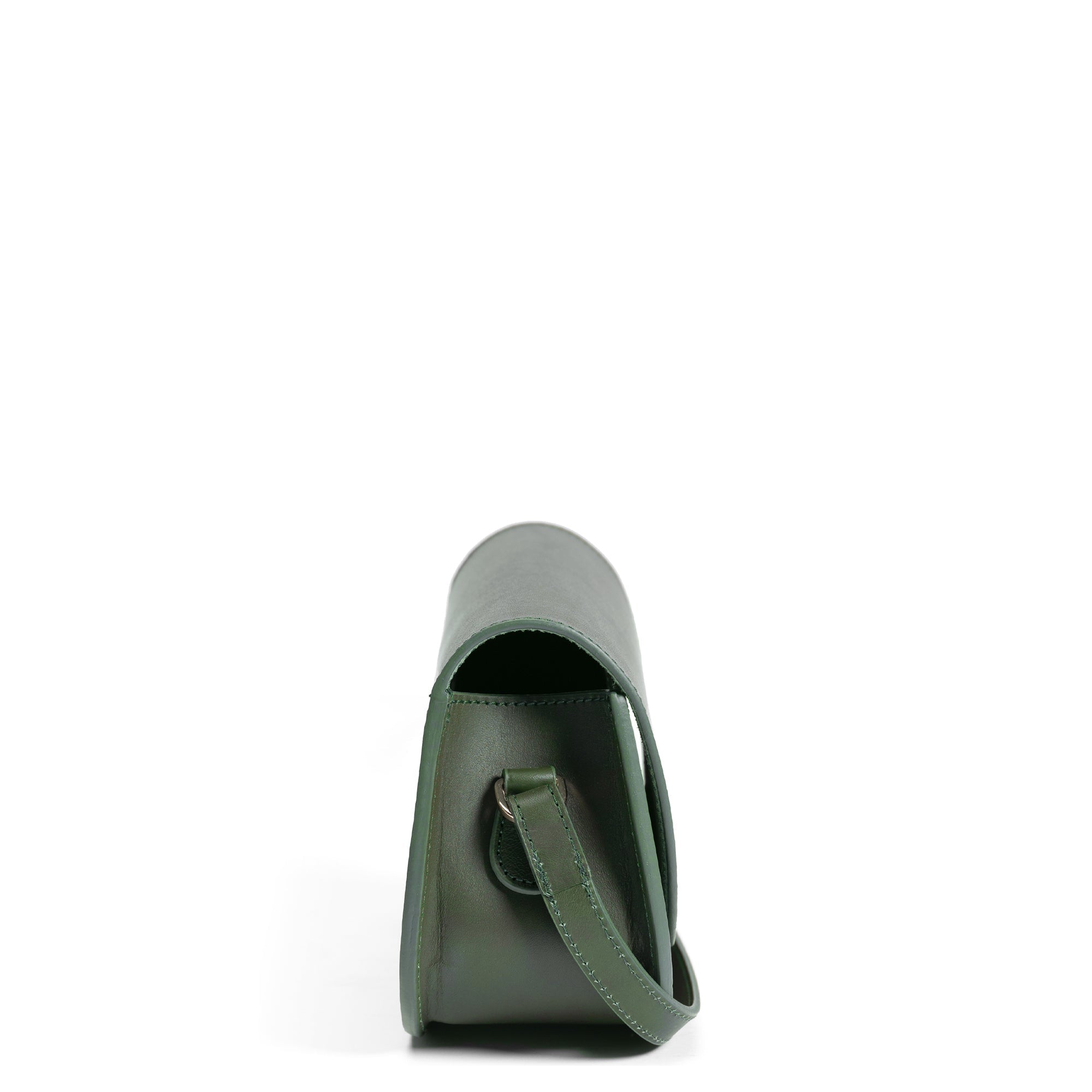 Montmartre Manon green vegetable tanned leather crossbody bag