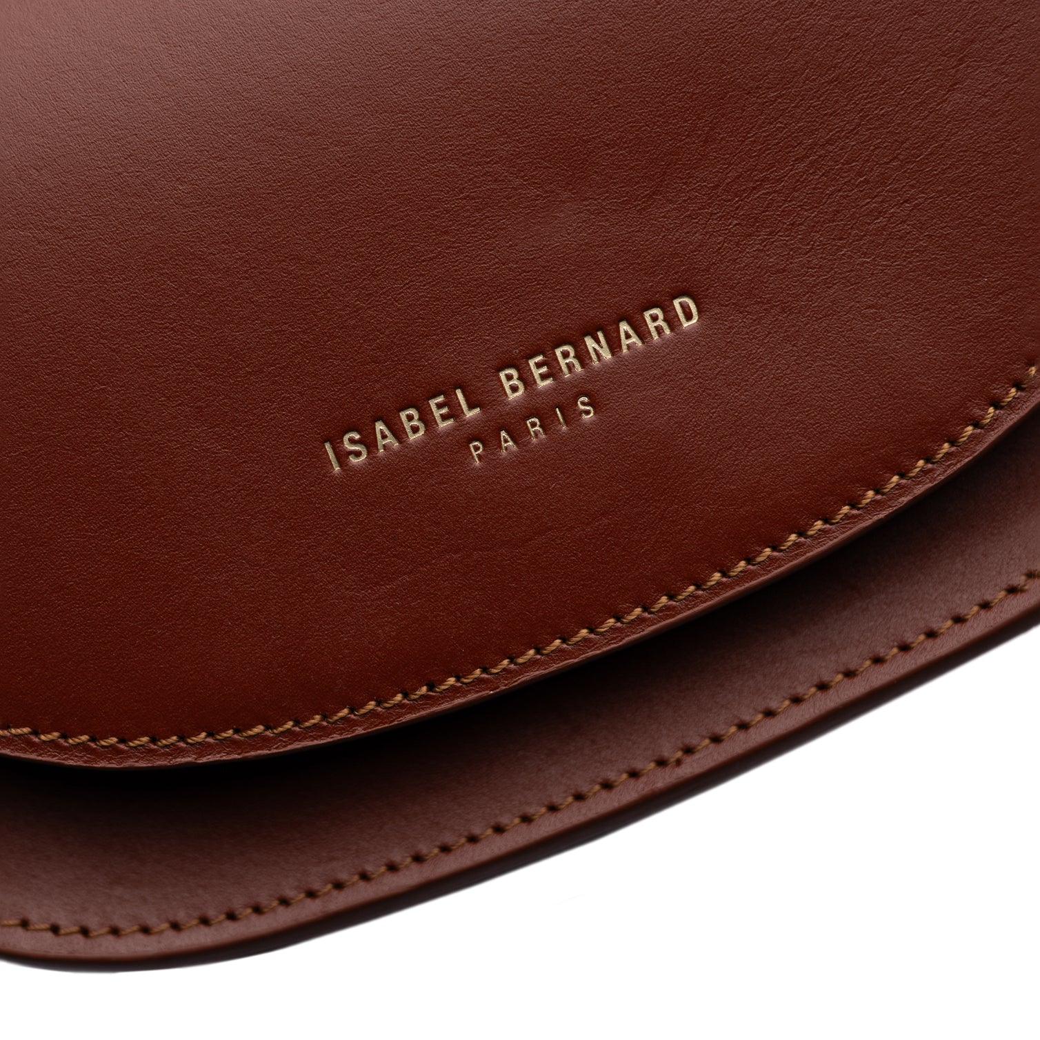 Montmartre Manon cognac vegetable tanned leather crossbody bag