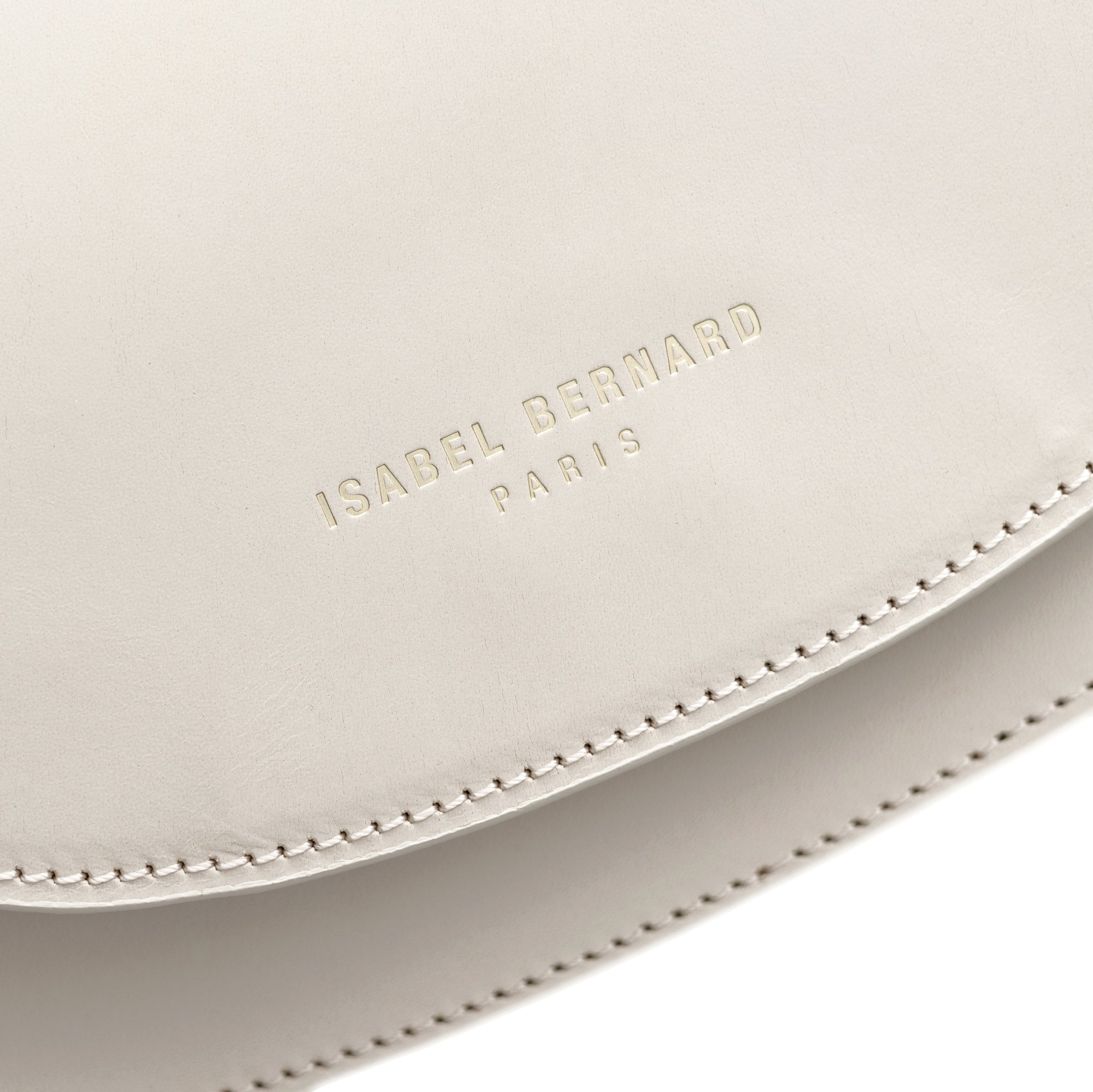 Montmartre Manon cream vegetable tanned leather crossbody bag