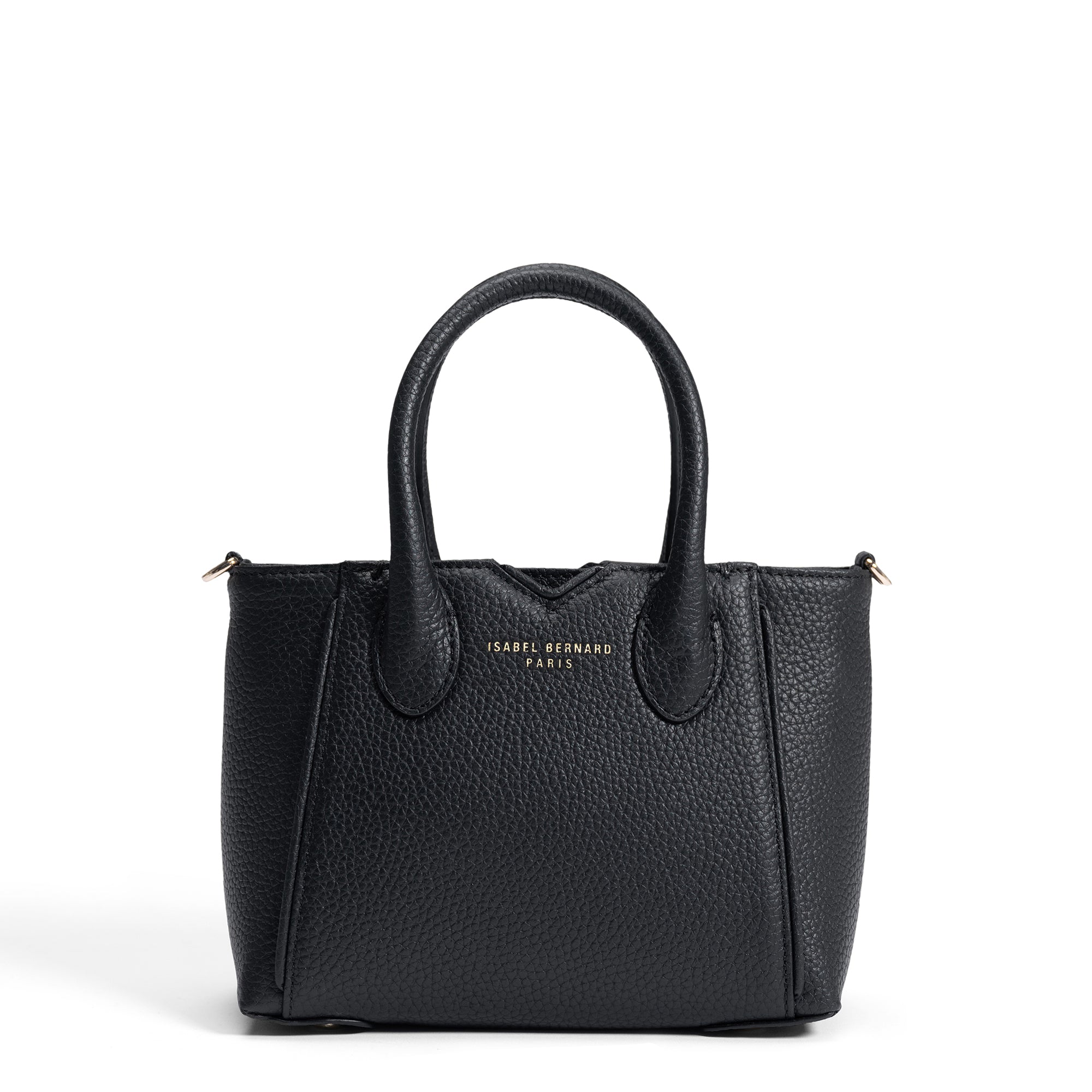Honoré Cloe Mini black calfskin leather handbag