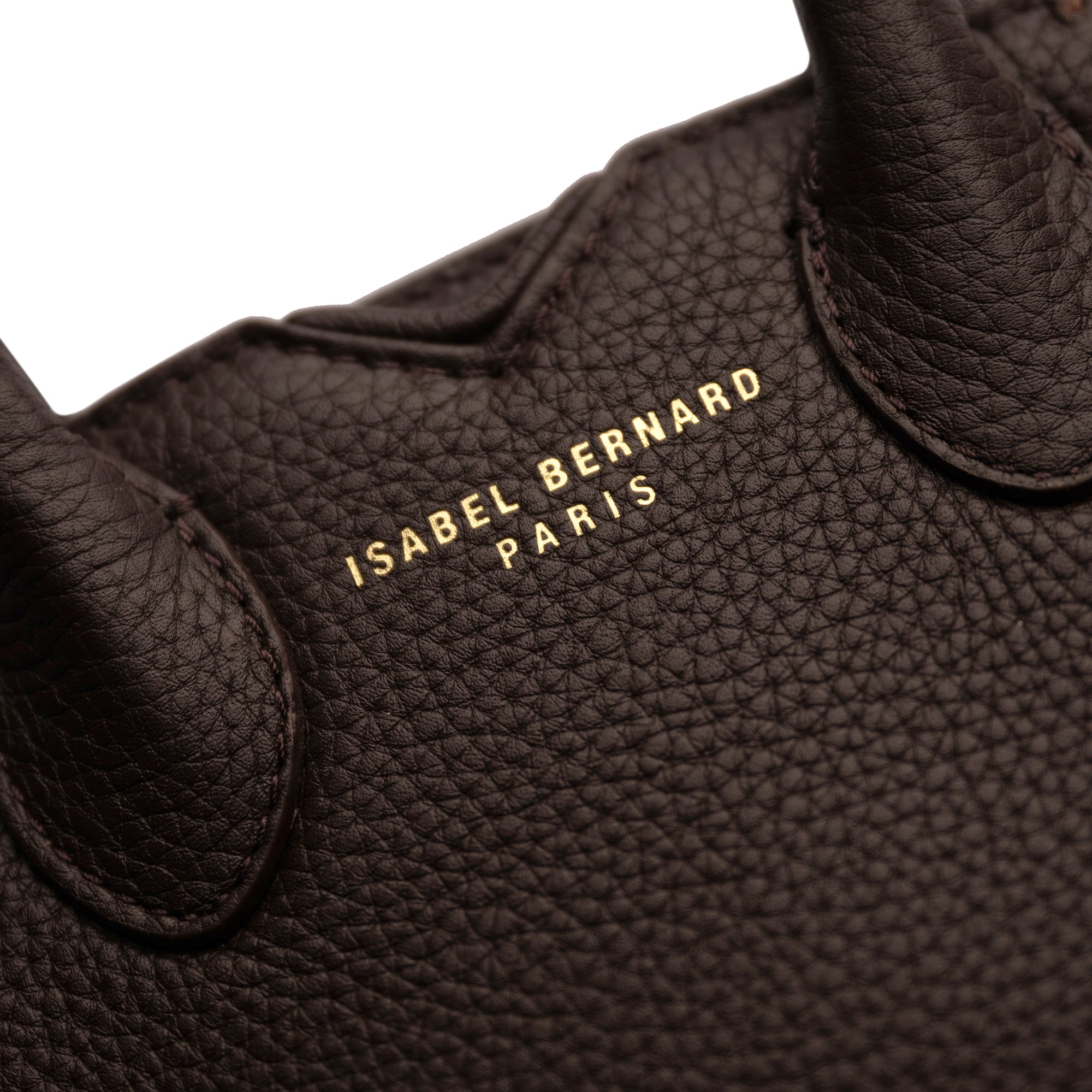 Honoré Cloe Mini brown calfskin leather handbag