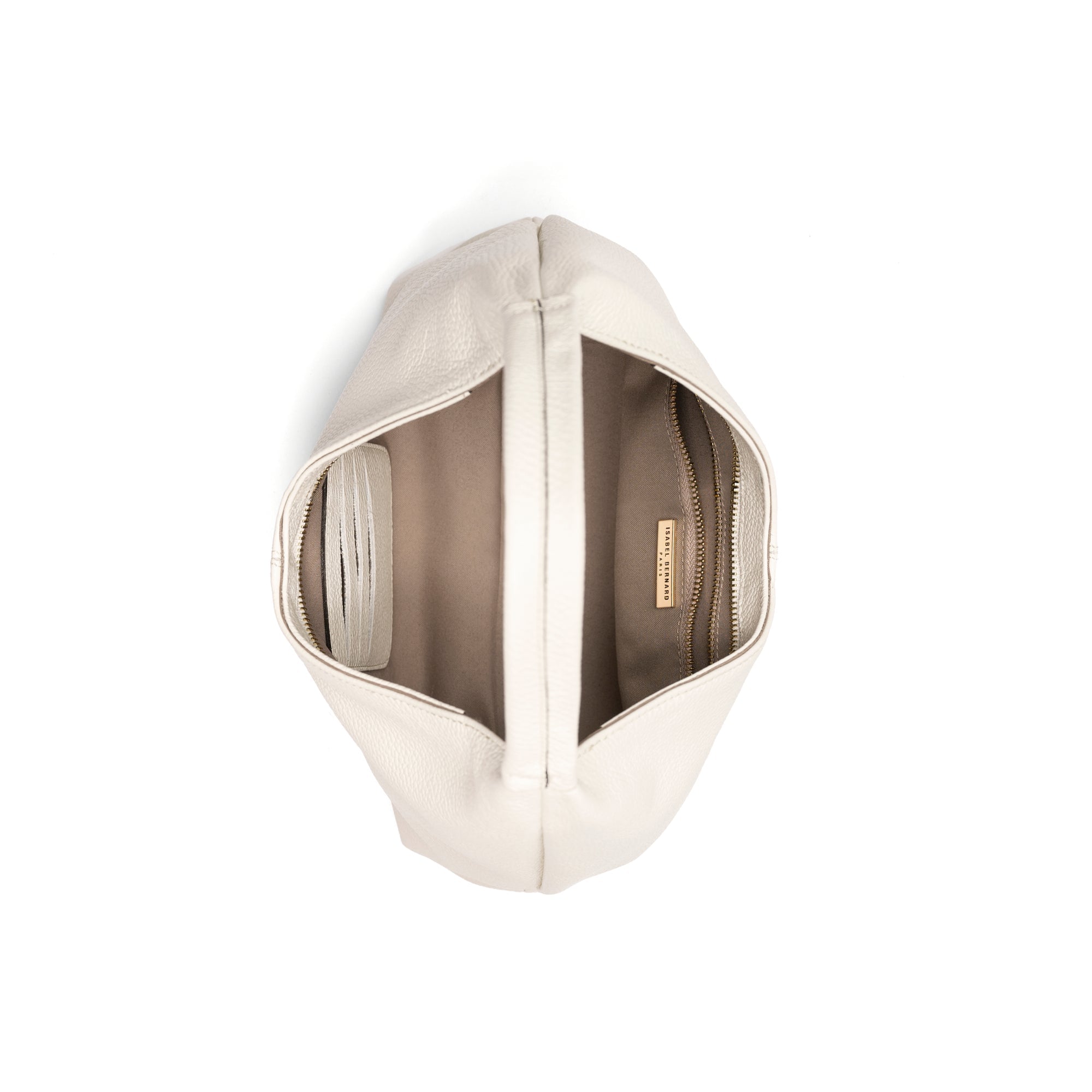 Honoré Grace mini cream calfskin leather handbag