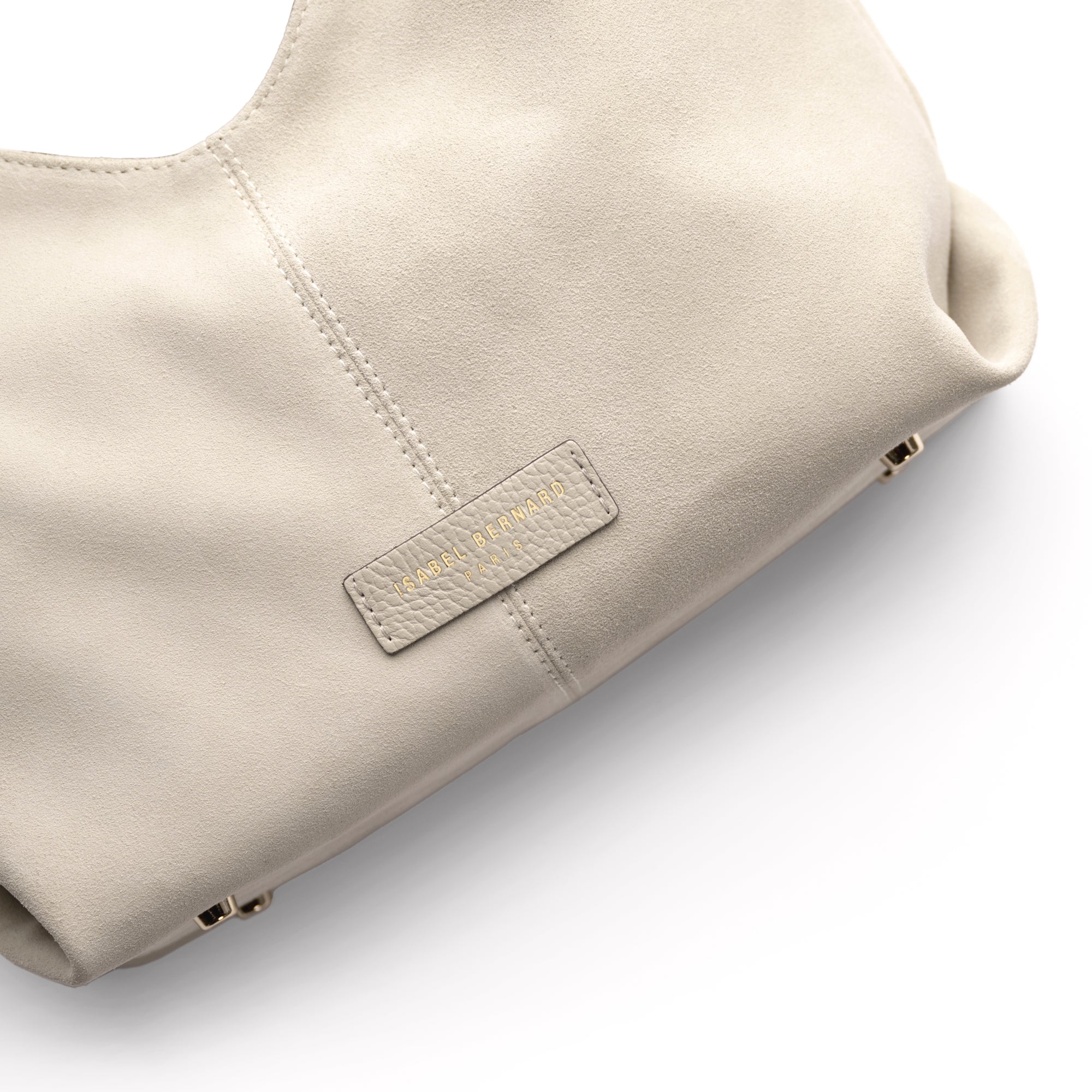 Honoré Grace mini cream suede handbag