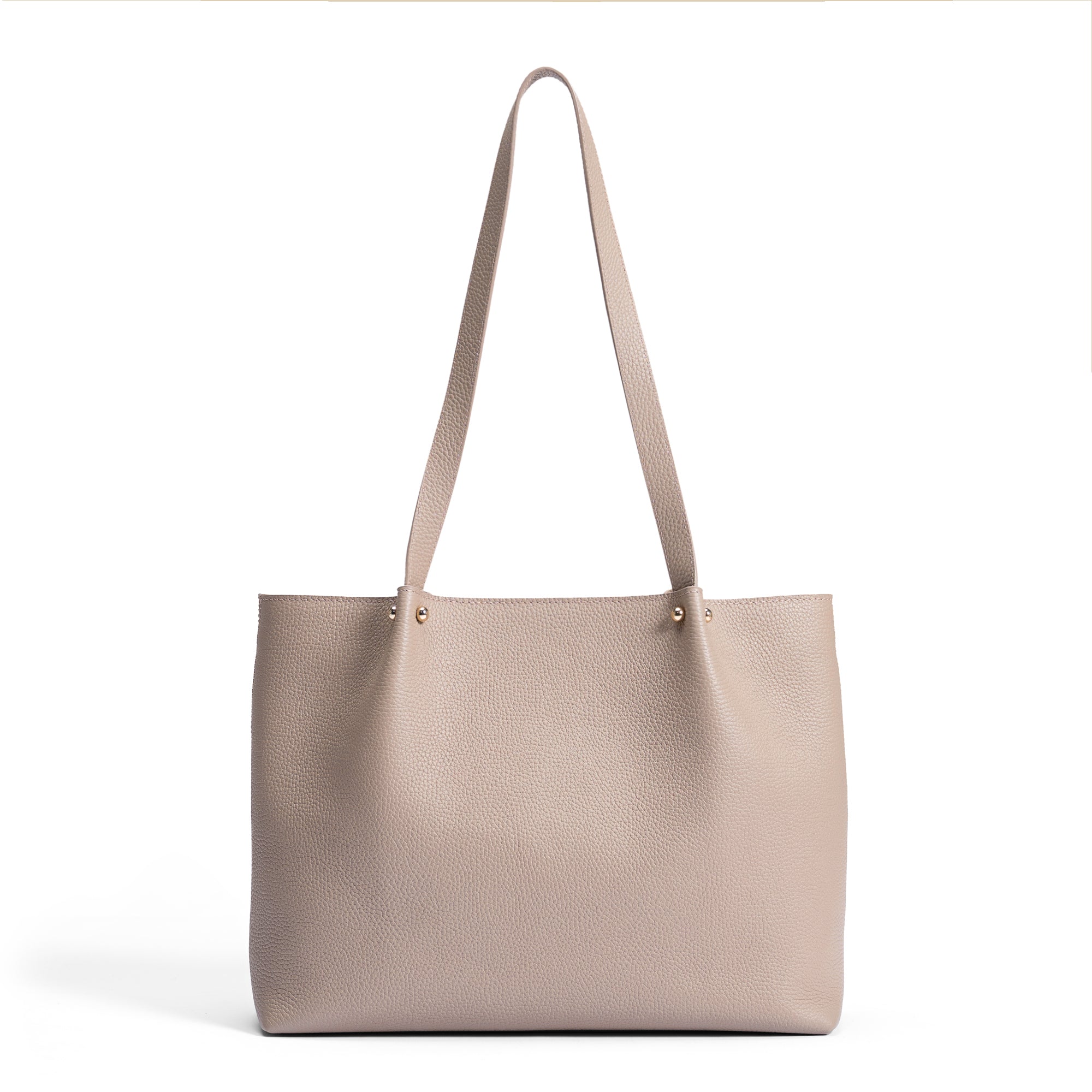 Honoré Nata taupe leather shopper calfskin leather