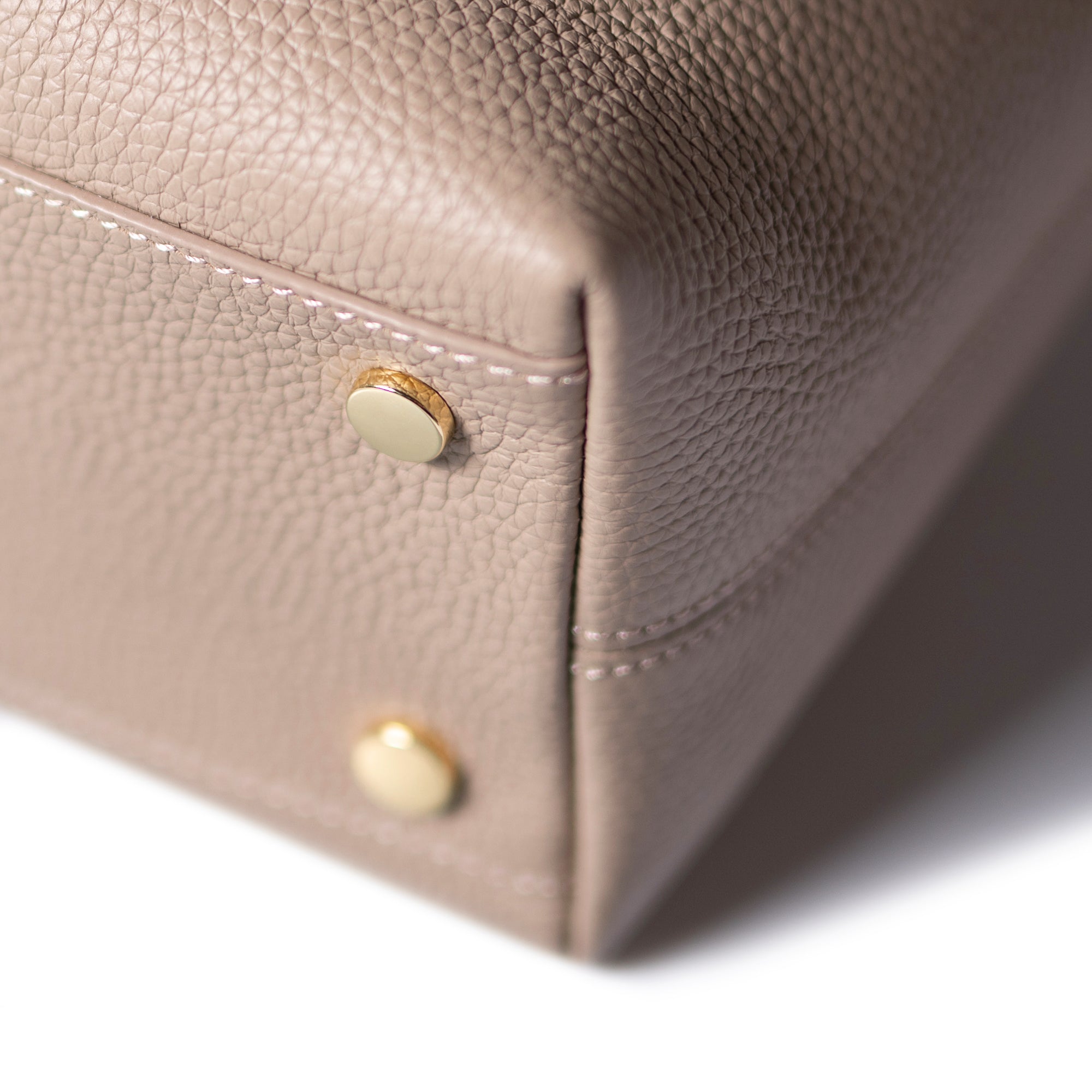 Honoré Nata taupe leather shopper calfskin leather