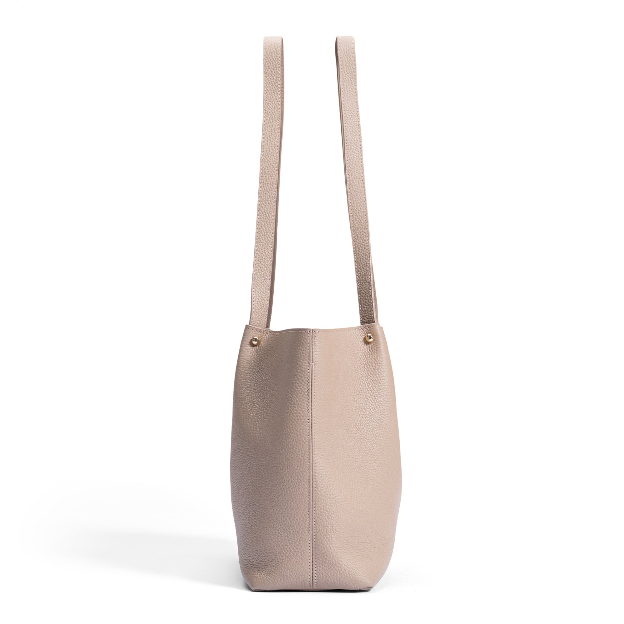 Honoré Nata taupe leather shopper calfskin leather