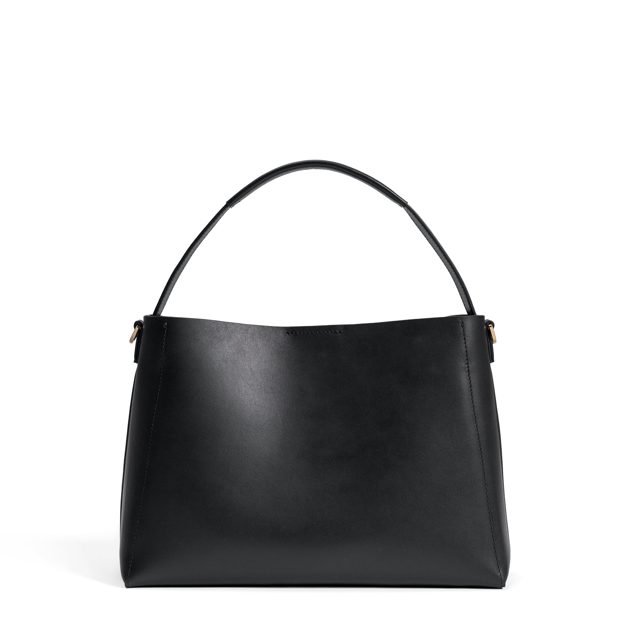 Montmartre Béatrice black vegetable tanned leather handbag
