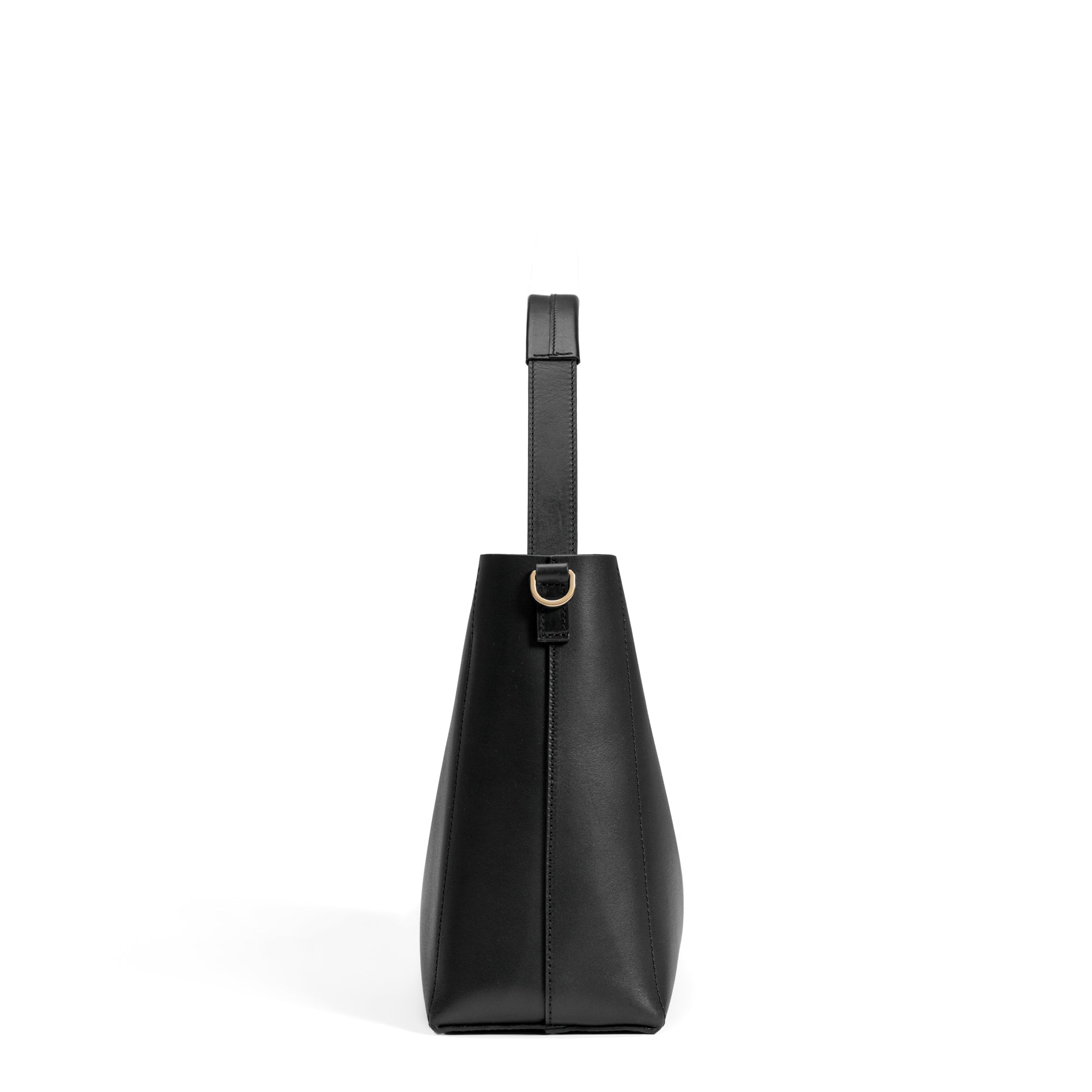 Montmartre Béatrice black vegetable tanned leather handbag