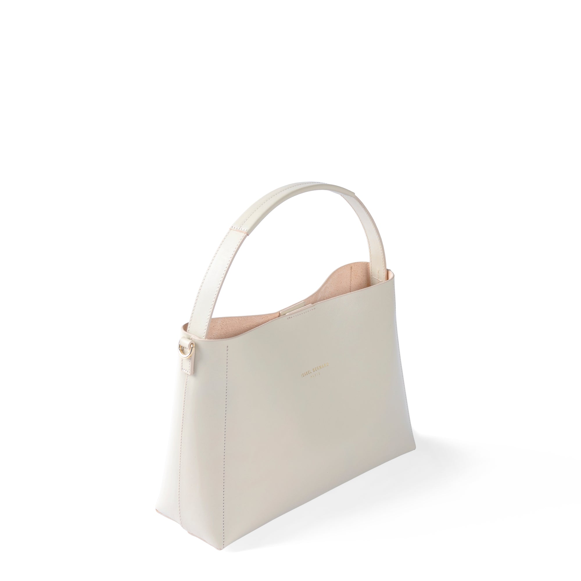 Montmartre Béatrice creme vegetable tanned leather handbag