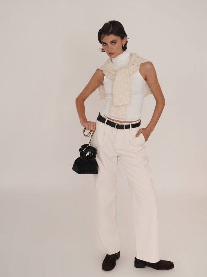 Mini Black Velvet Cloud Bag (Final Sale)