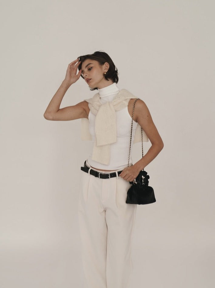 Mini Black Velvet Cloud Bag (Final Sale)