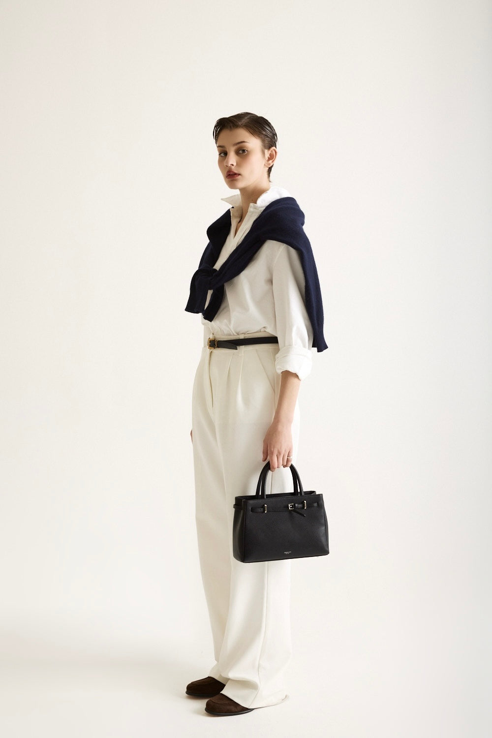 Noir Togo Book Tote Bag 25 (Low Stock)