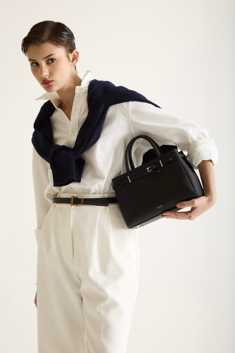 Noir Togo Book Tote Bag 25 (Low Stock)