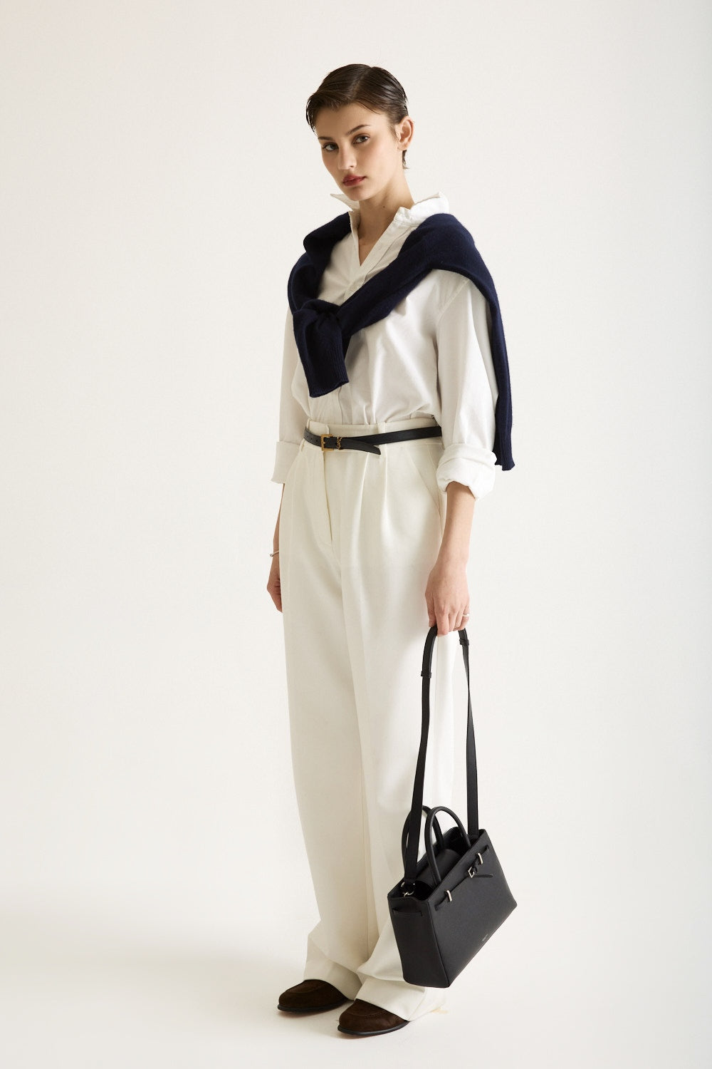 Noir Togo Book Tote Bag 25 (Low Stock)