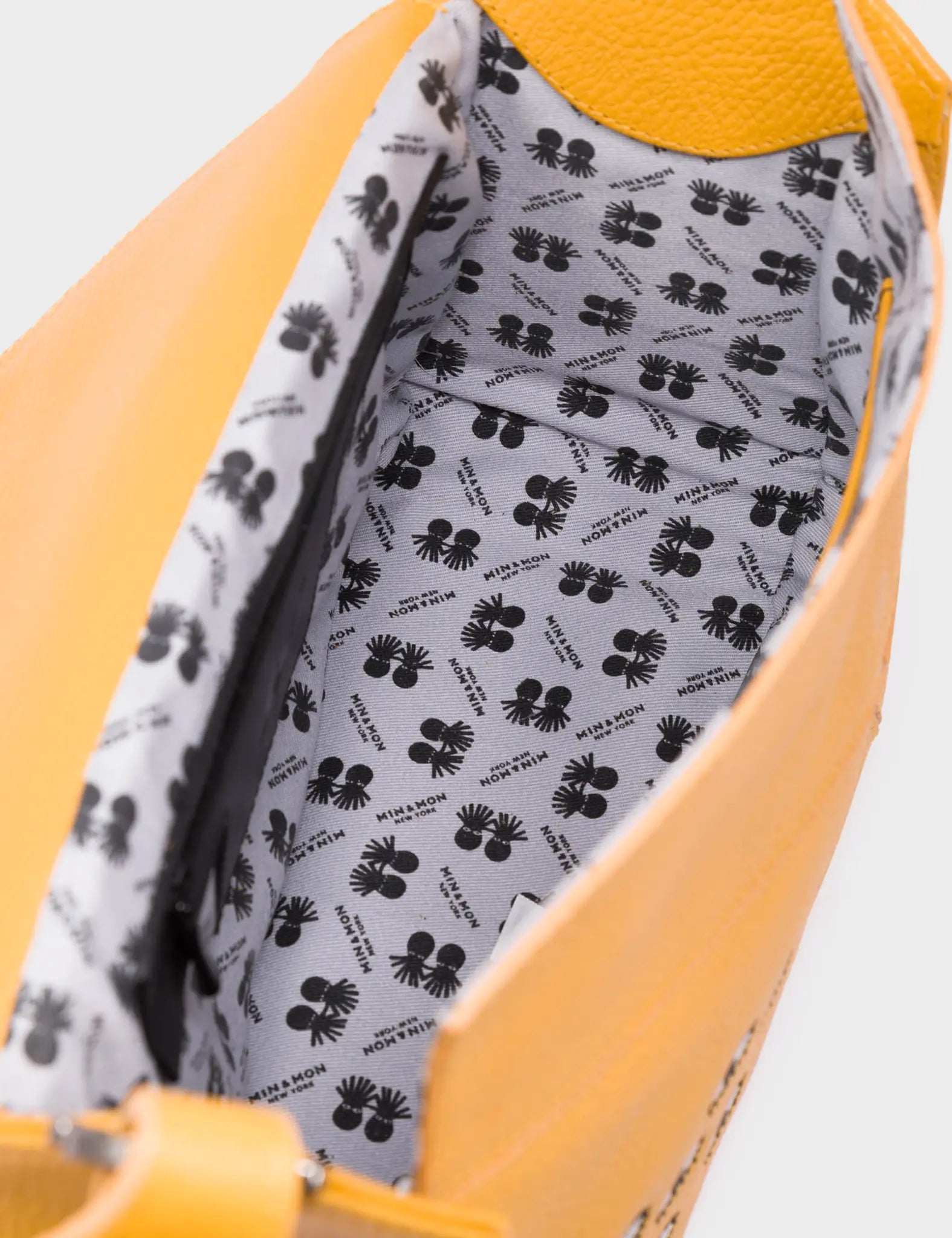 Houston Golden Glow Leather Shoulder Bag - All Over Eyes Embroidery