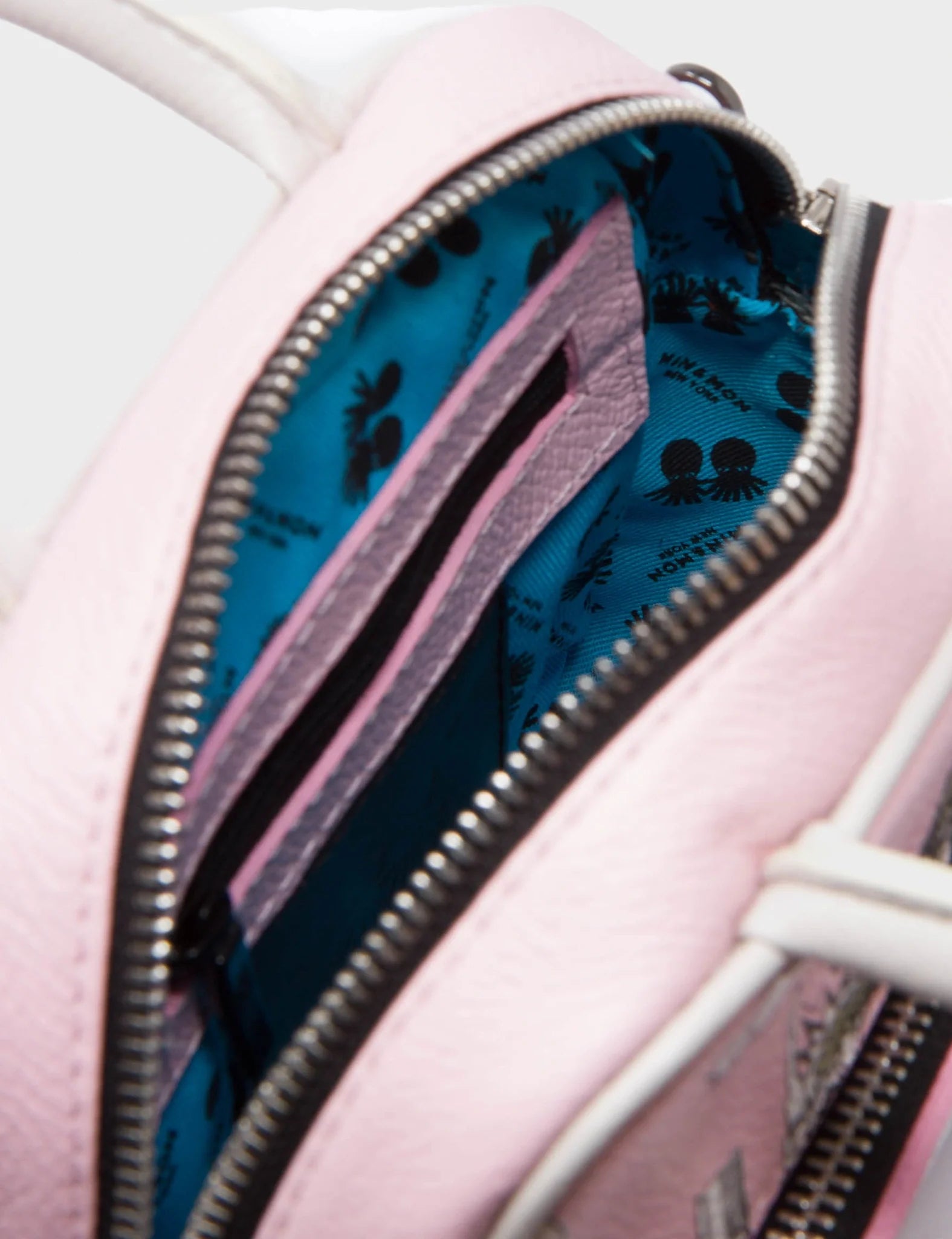 Marino Mini Crossbody Parfait Pink Leather Bag - Hairy Harold Design