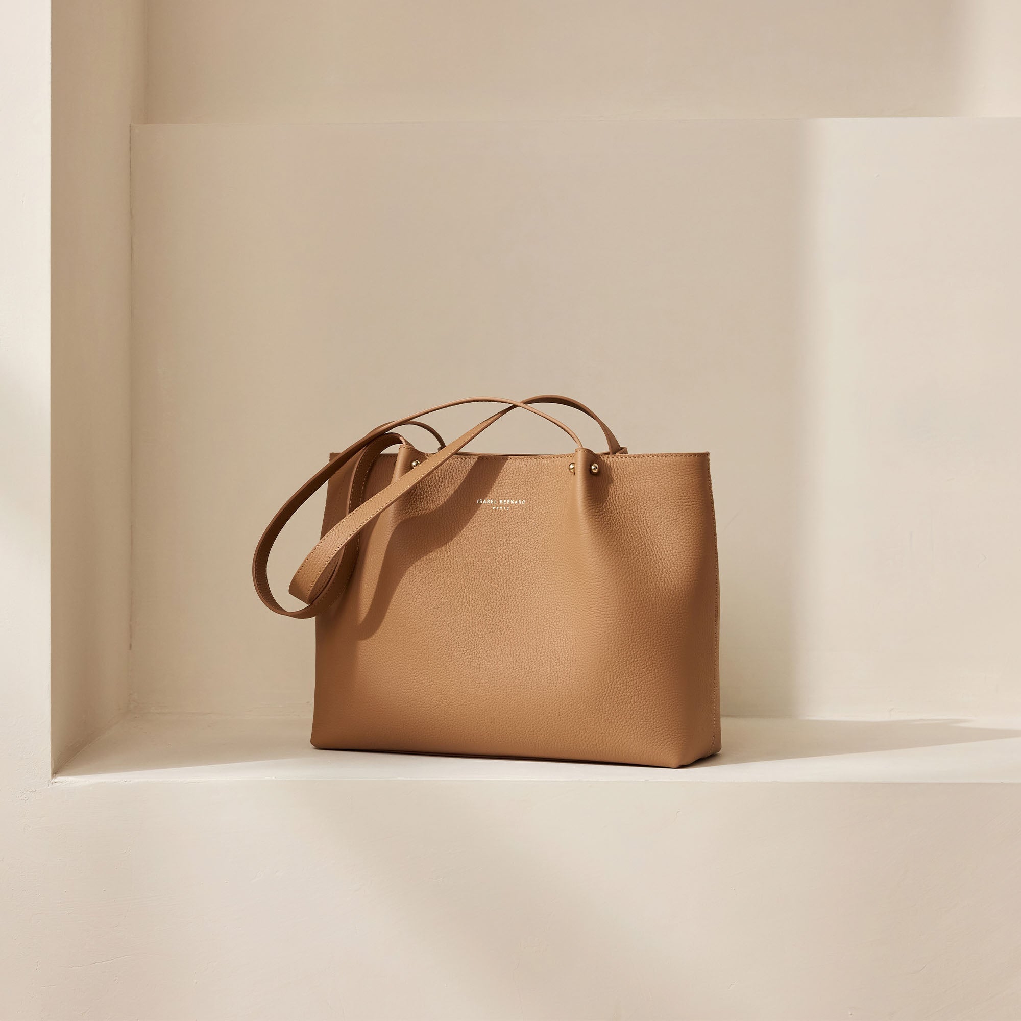 Honoré Nata camel leather shopper calfskin leather