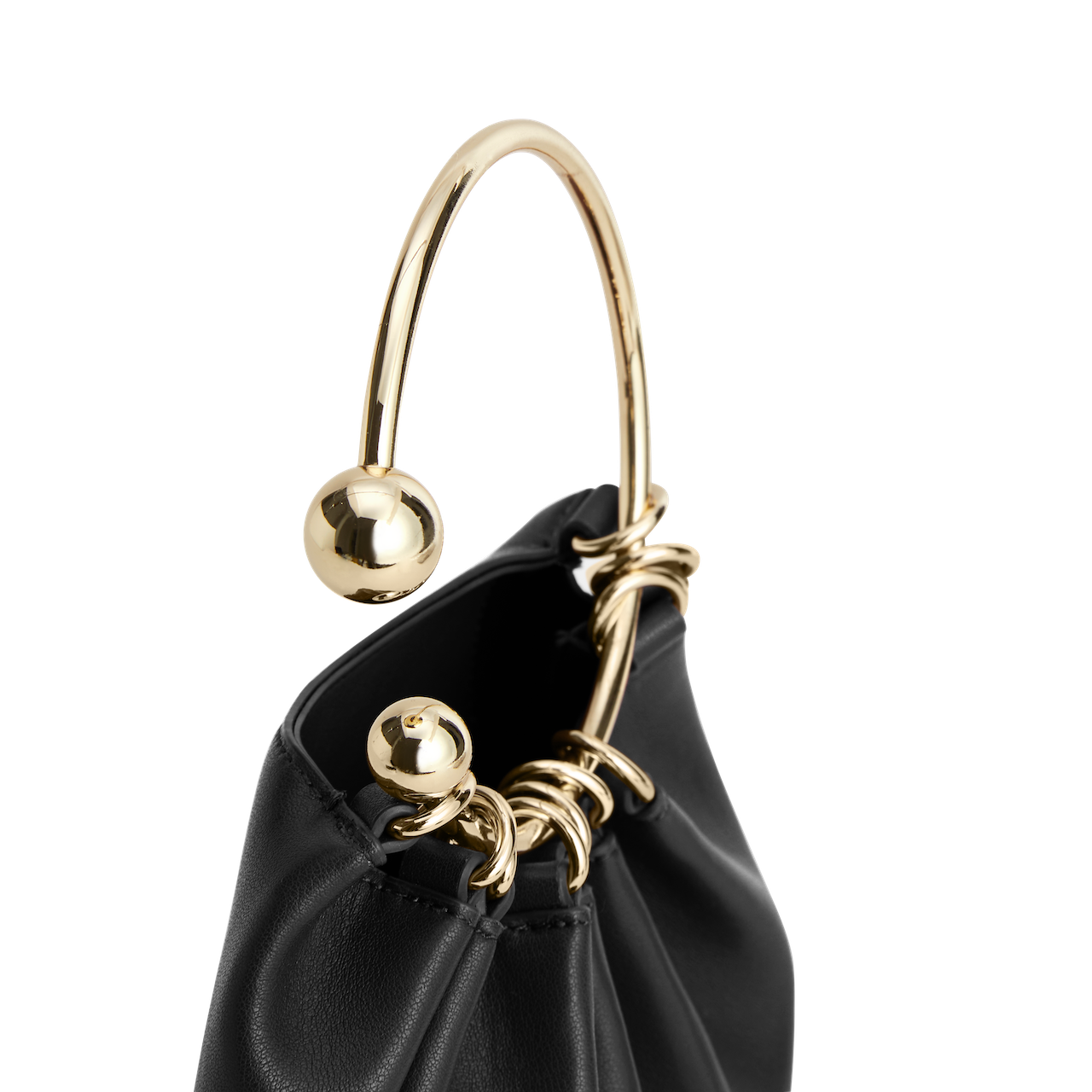 Black Ring Handle Bag